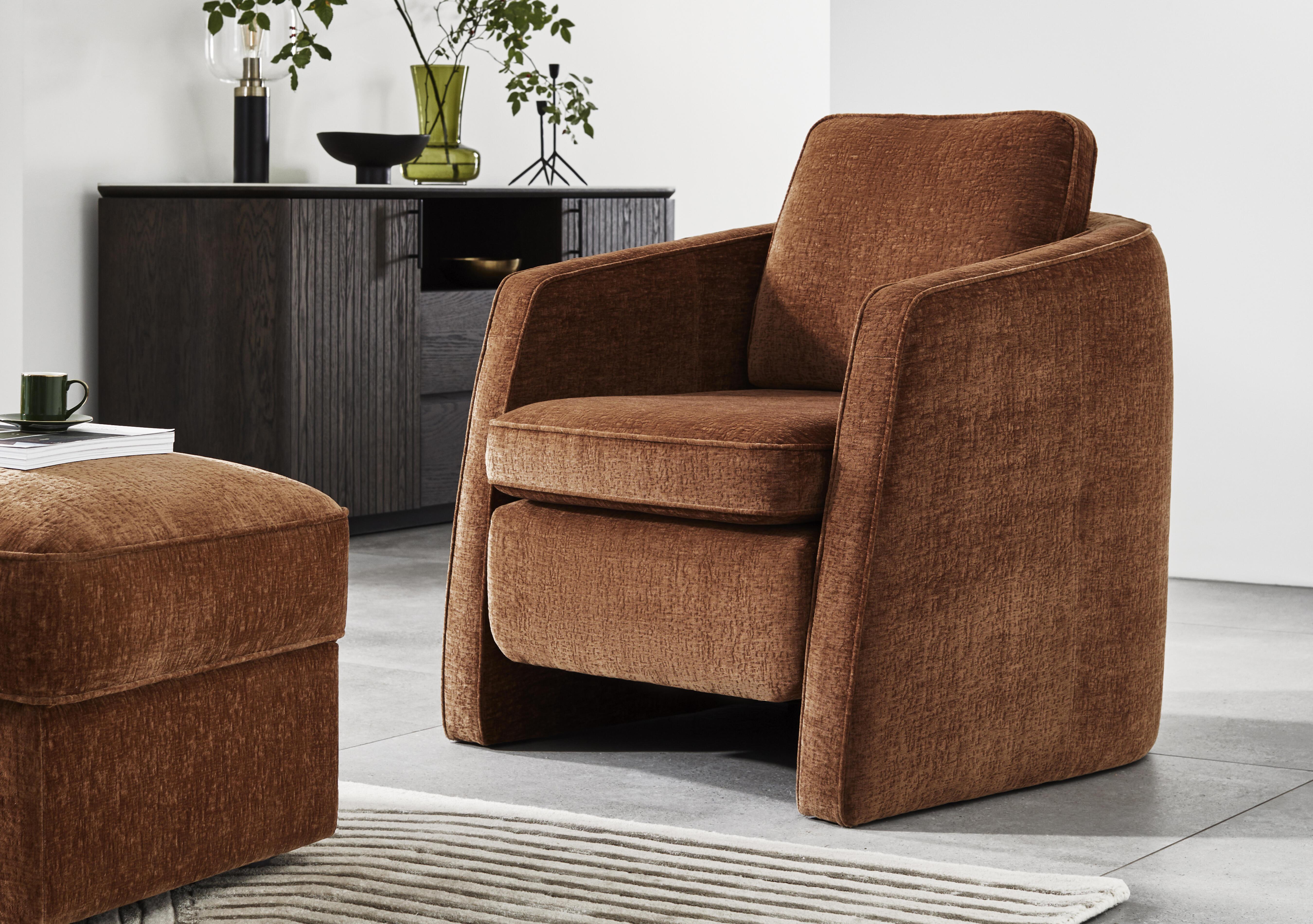 Designed by You Boxy Arm Accent Chair in  on Furniture Village