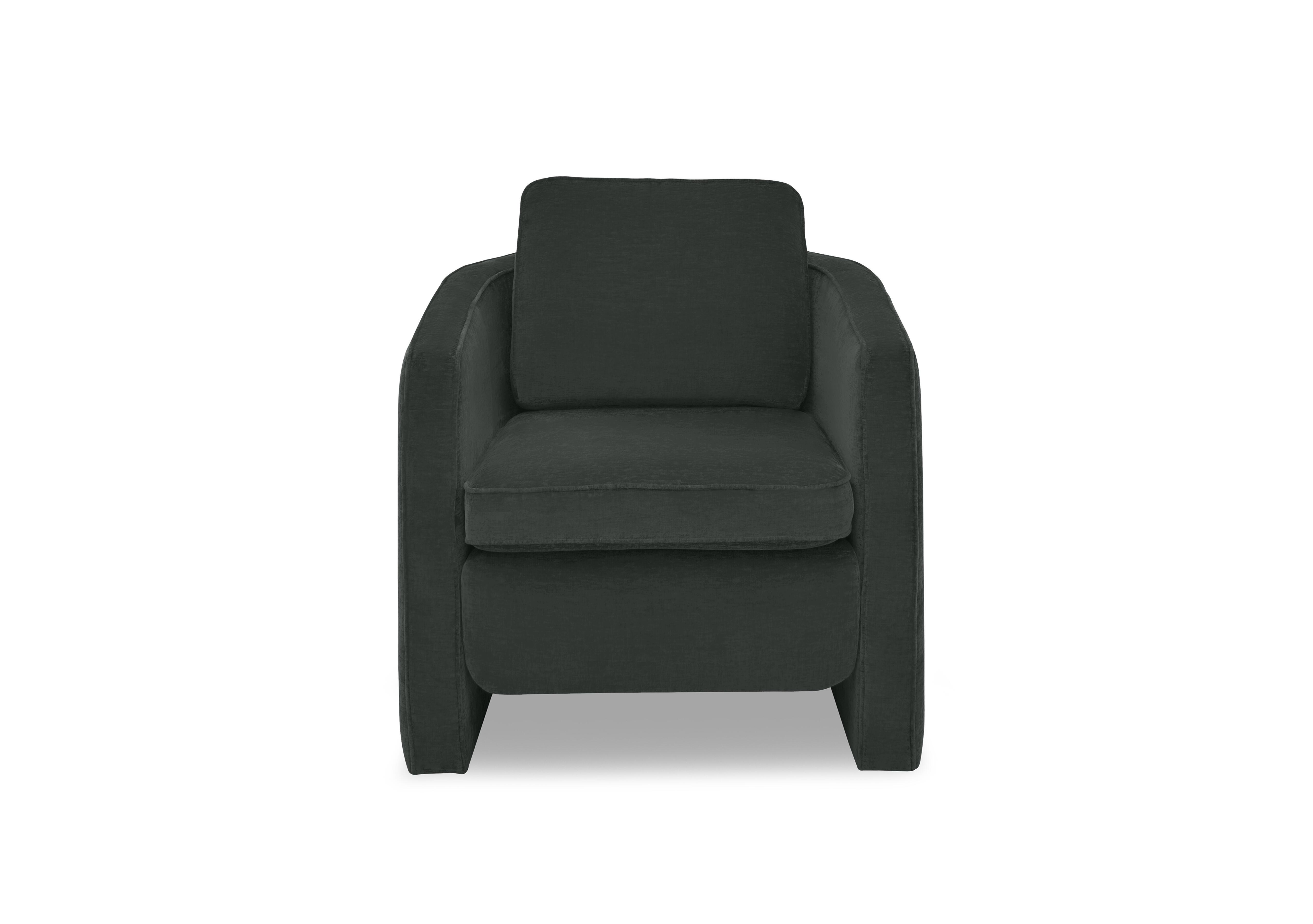 Designed by You Boxy Arm Accent Chair in Ansel Moss on Furniture Village