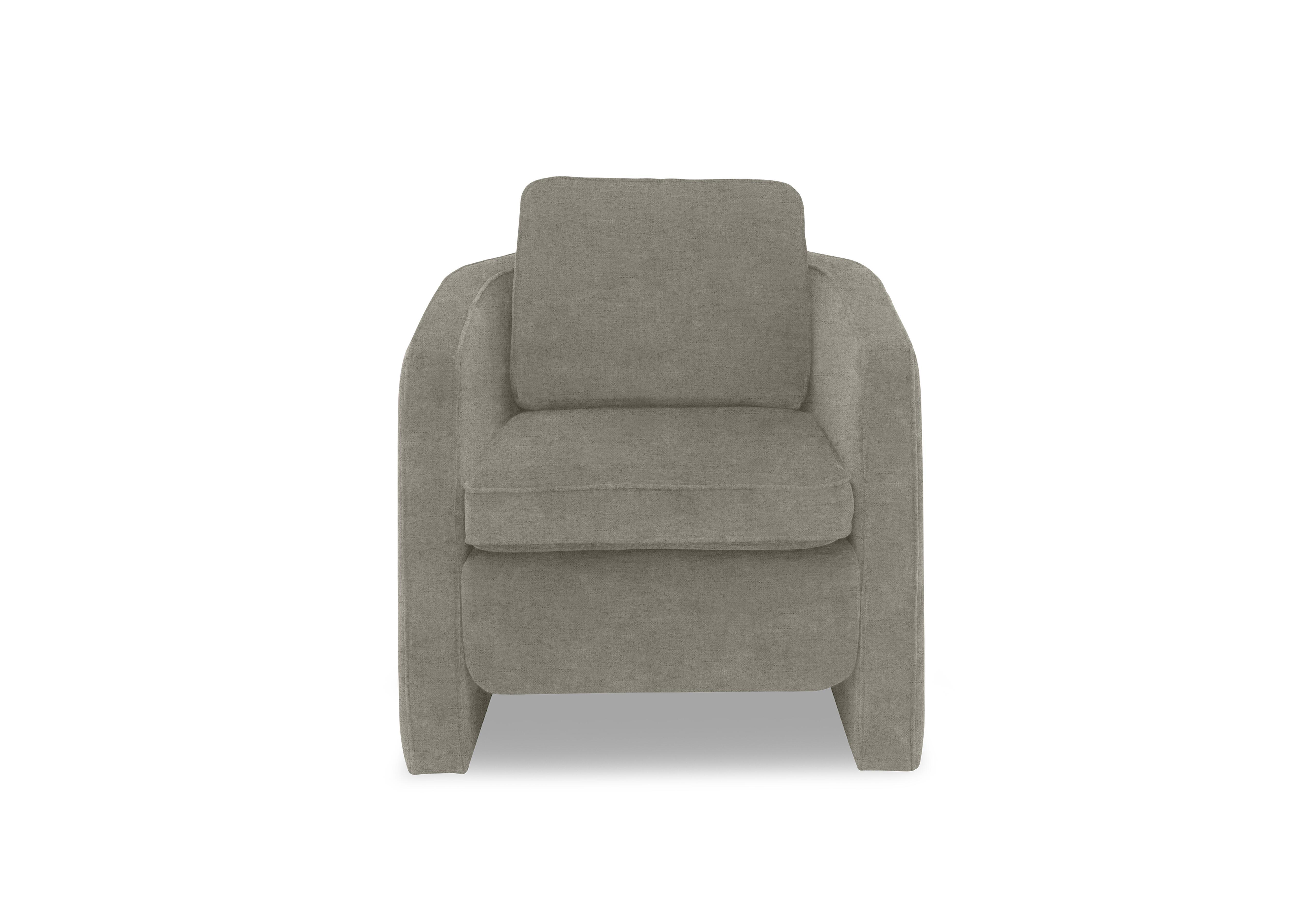 Designed by You Boxy Arm Accent Chair in Cairns Charcoal on Furniture Village