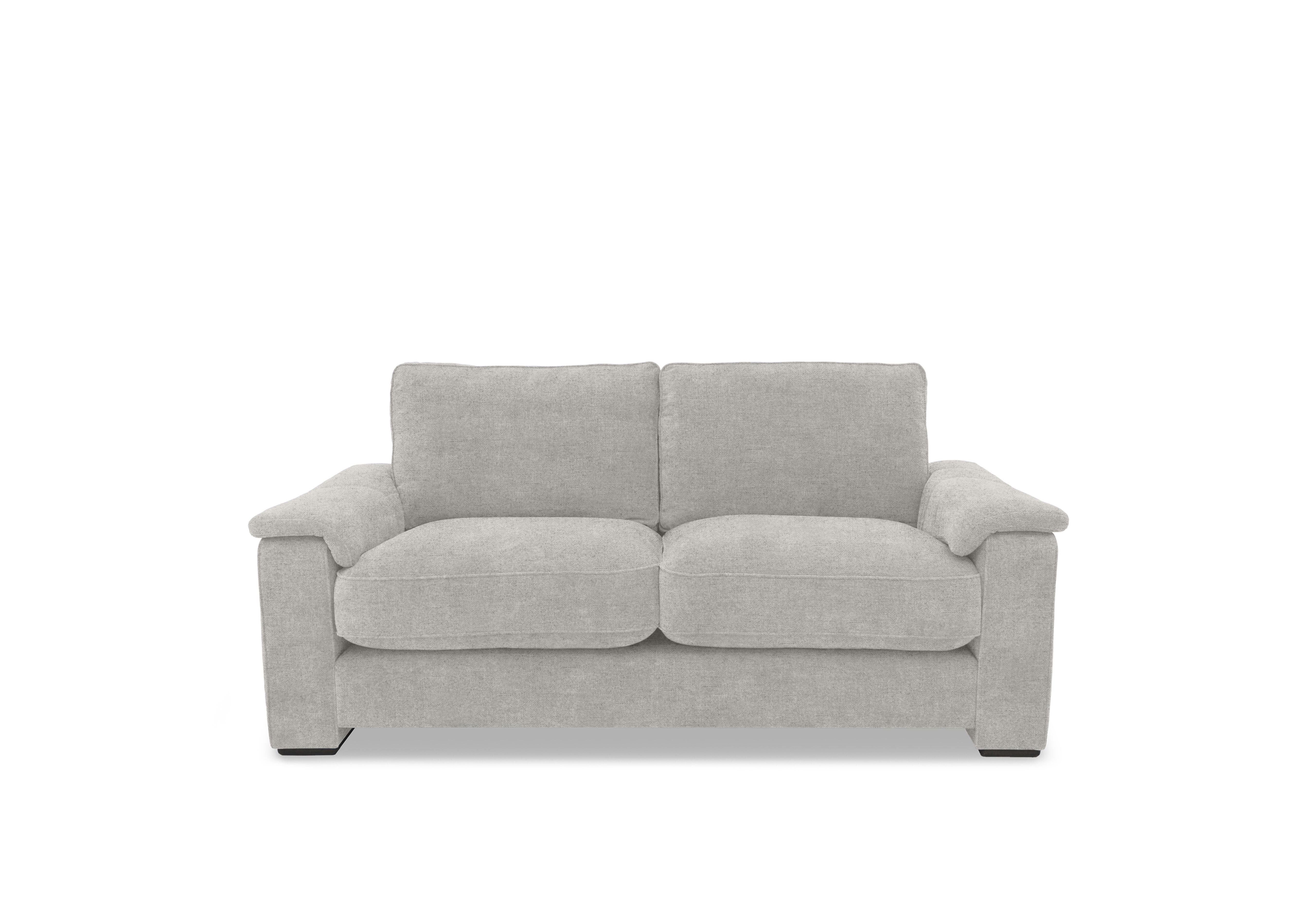 Designed by You 200cm 3 Seater Boxy Midi Arm Sofa in Cairns Silver Dk Ft on Furniture Village