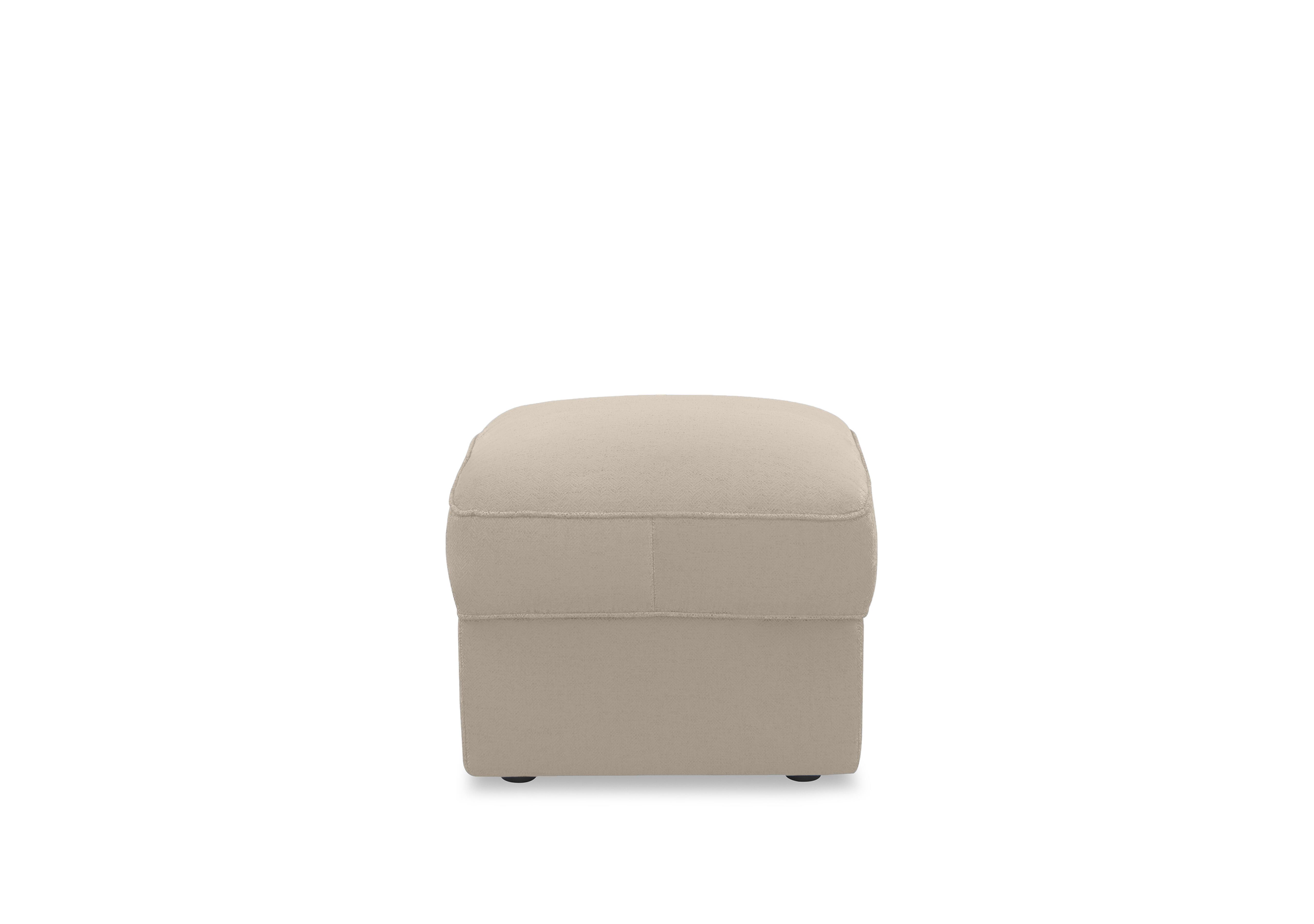 Designed by You Boxy Small Footstool in Ansel Bamboo on Furniture Village
