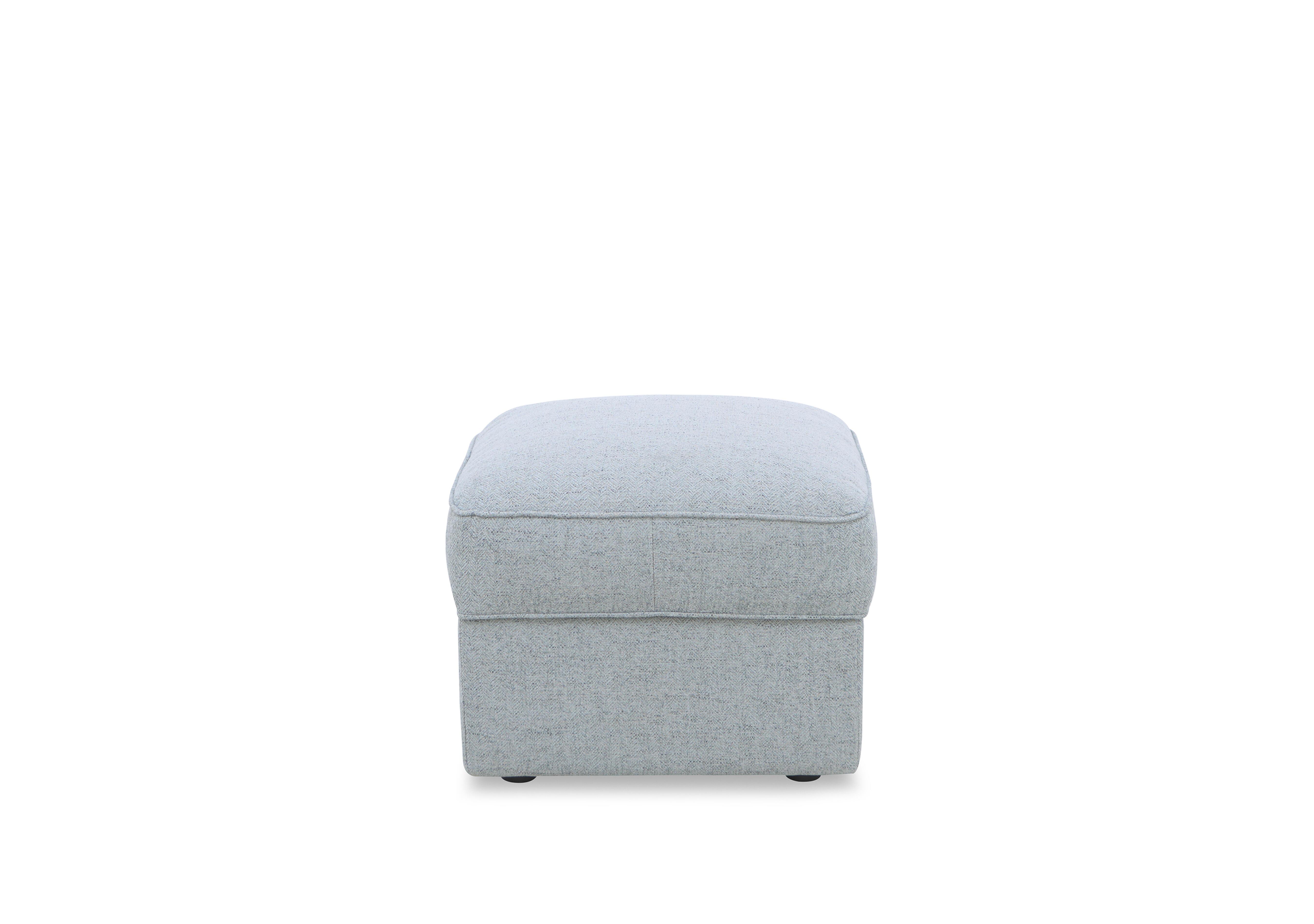 Designed by You Boxy Small Footstool in Cairns Duck Egg on Furniture Village