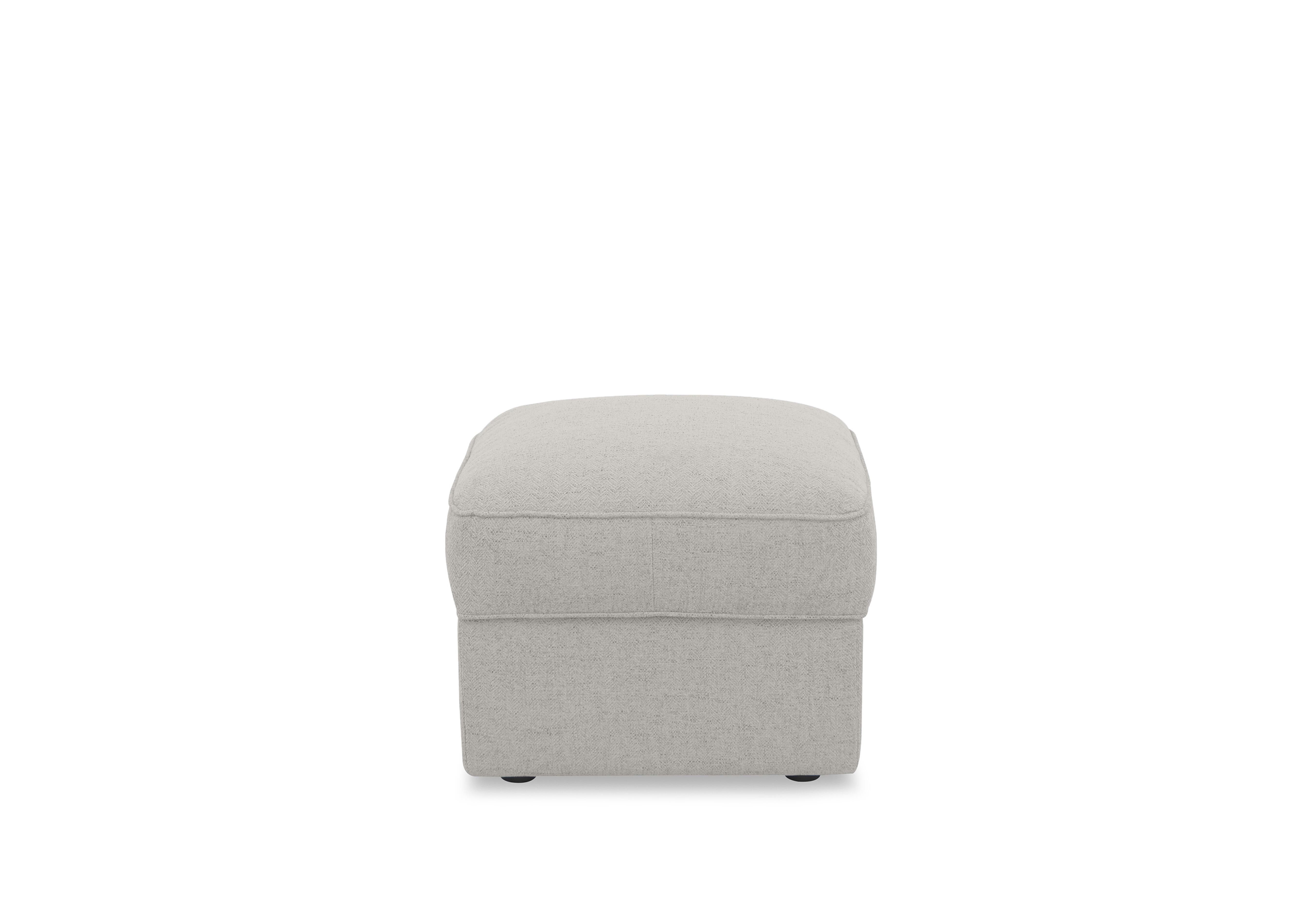 Designed by You Boxy Small Footstool in Cairns Silver on Furniture Village