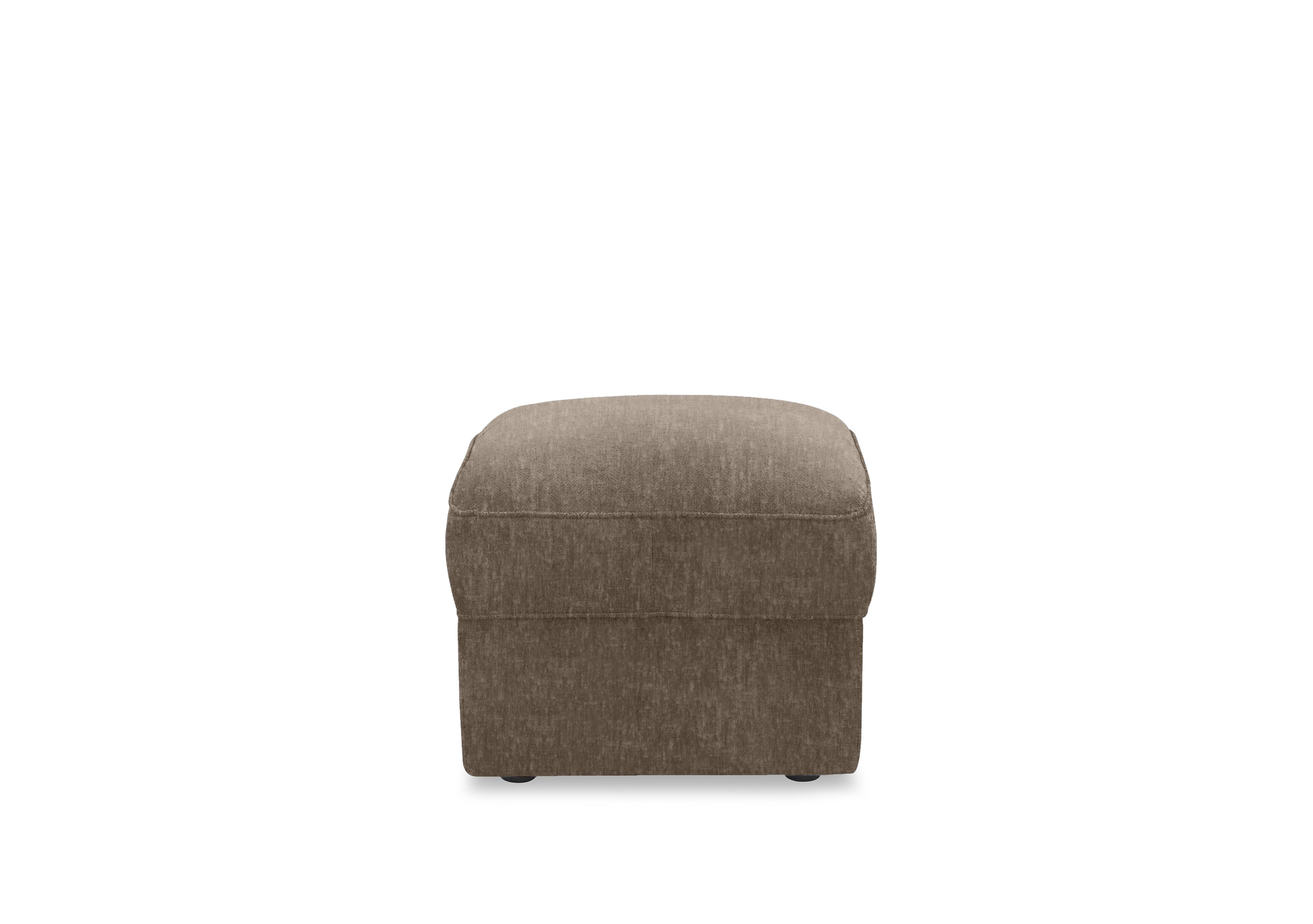 Designed by You Boxy Small Footstool in Courchevel Llama on Furniture Village