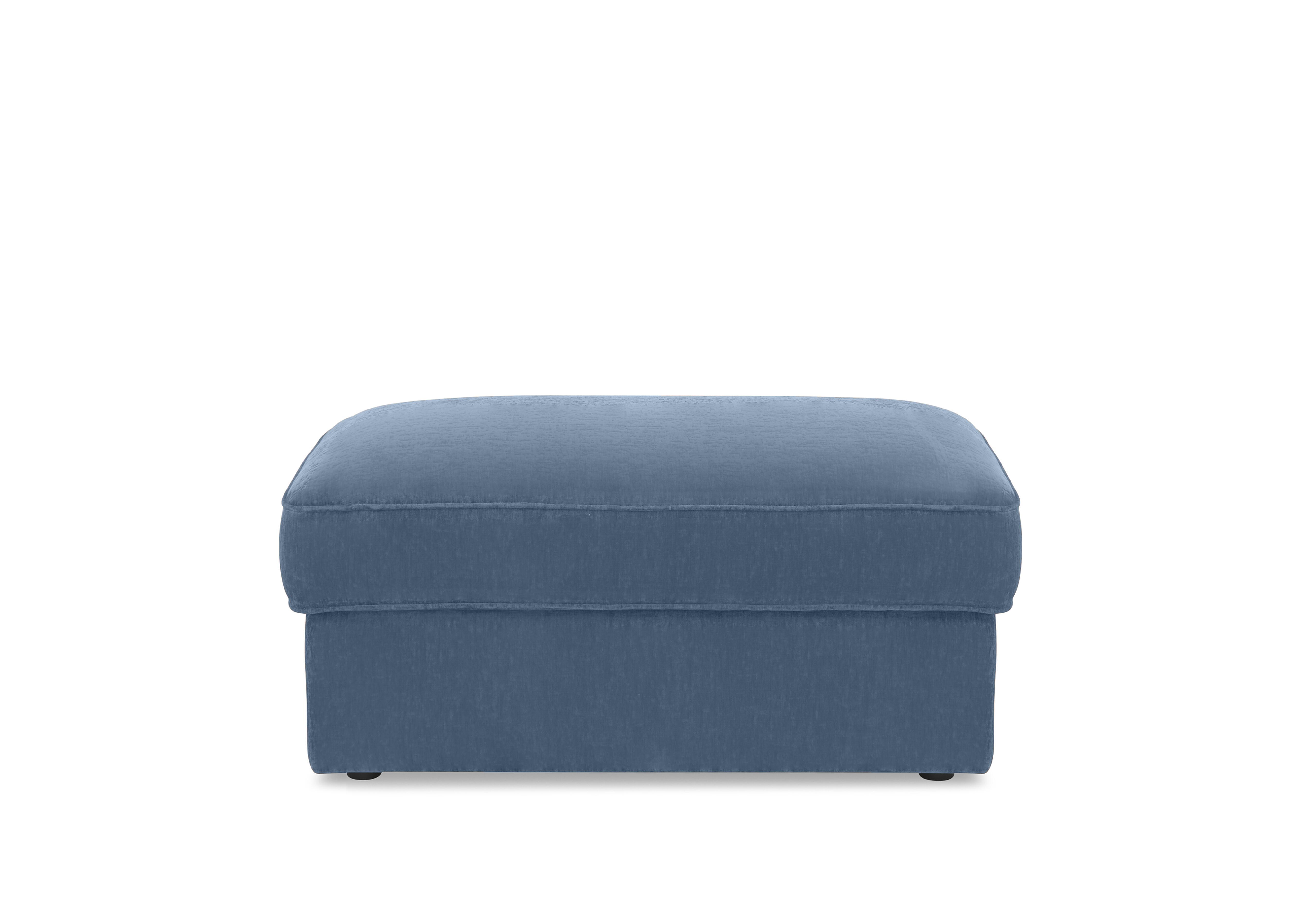 Designed by You Boxy Large Storage Footstool in Ansel Aqua on Furniture Village