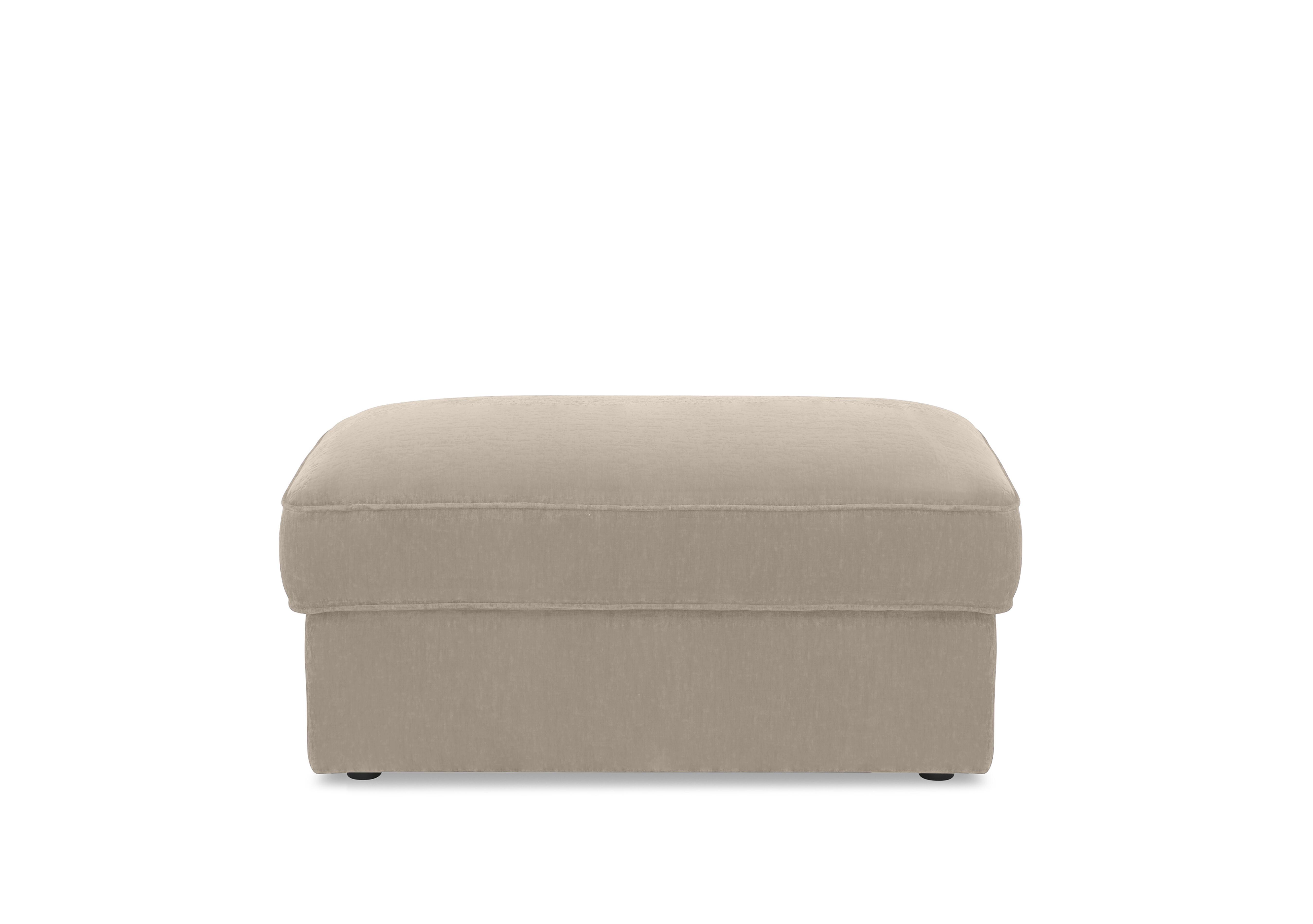 Designed by You Boxy Large Storage Footstool in Ansel Bamboo on Furniture Village
