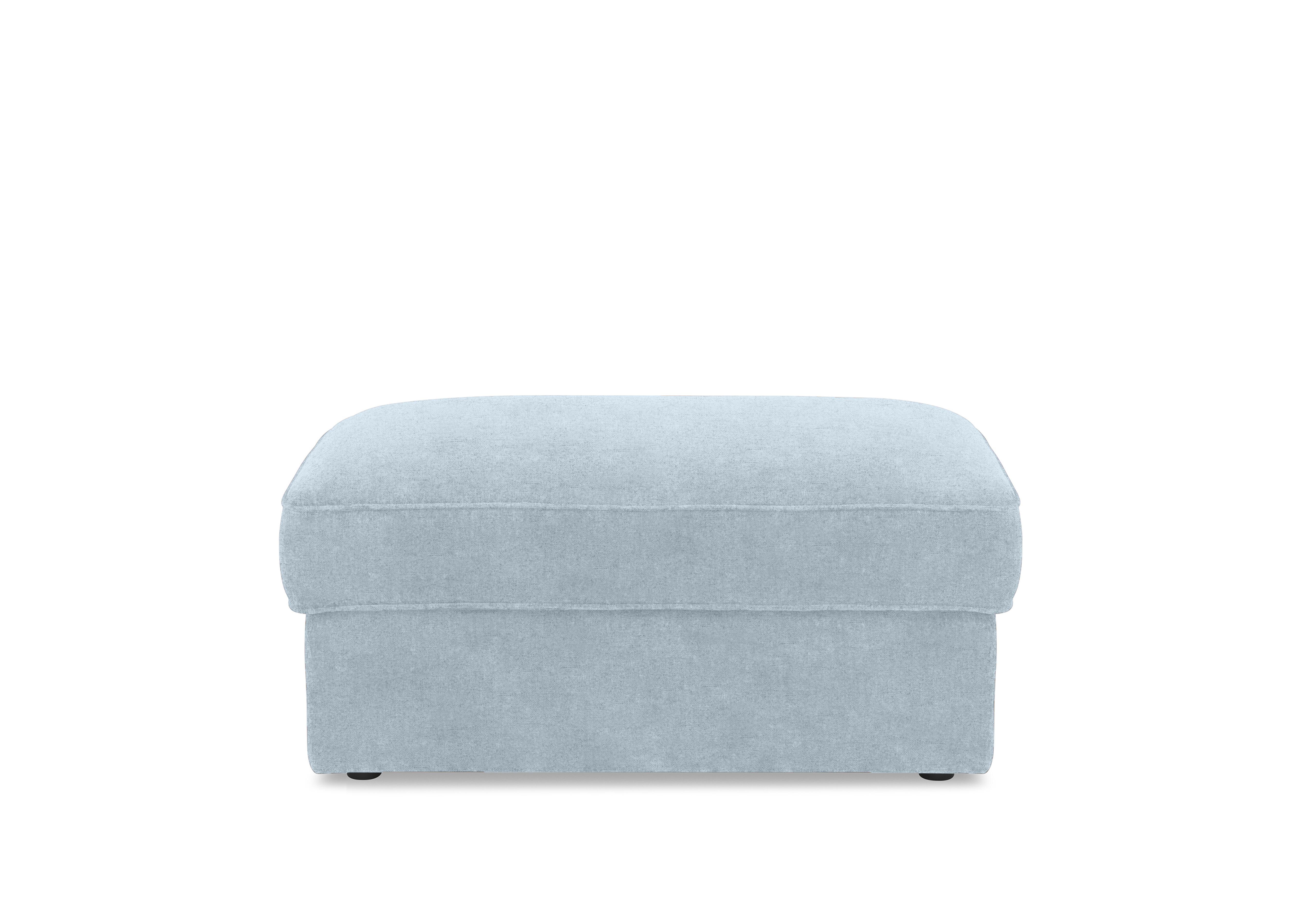 Designed by You Boxy Large Storage Footstool in Cairns Duck Egg on Furniture Village