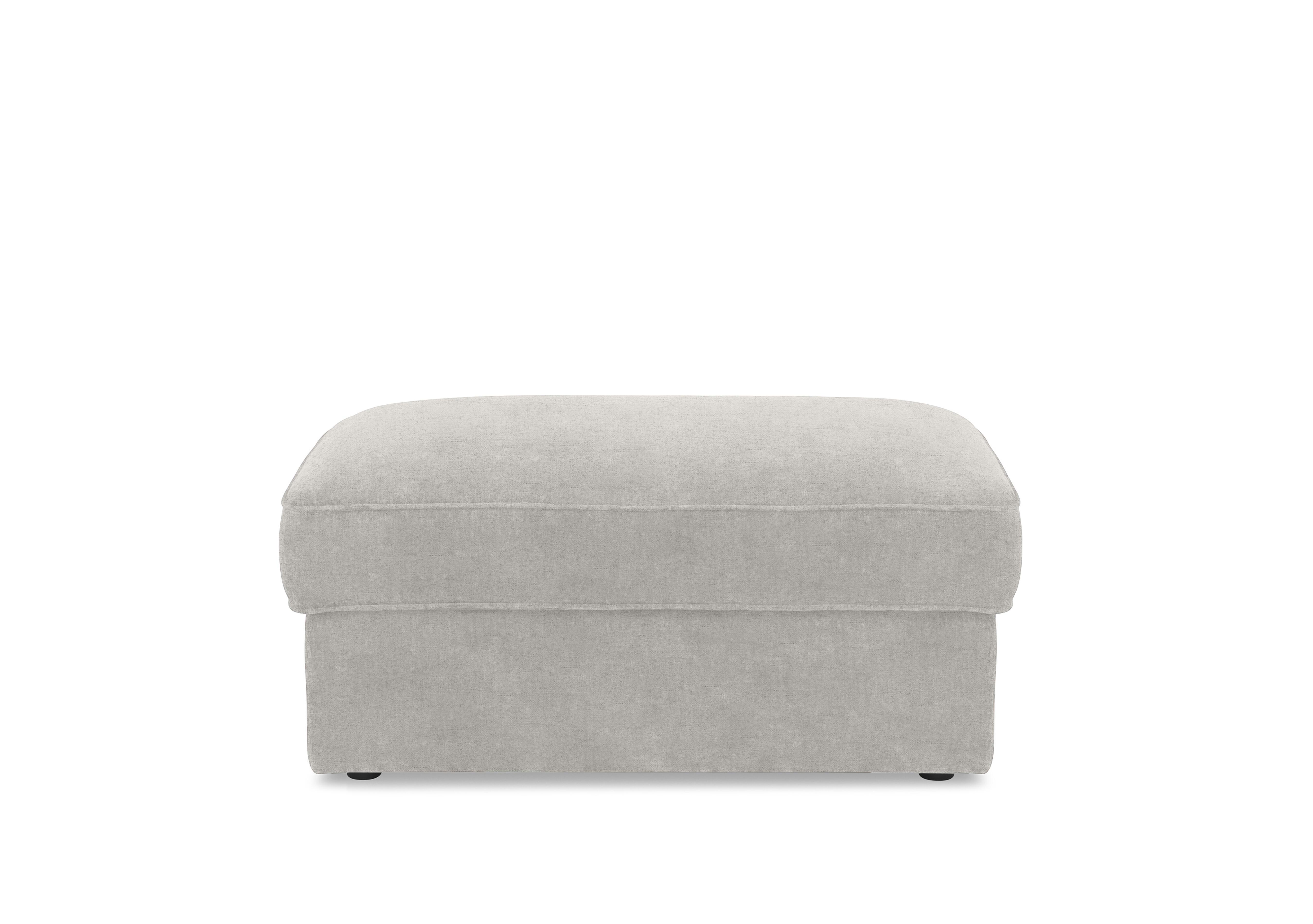 Designed by You Boxy Large Storage Footstool in Cairns Silver on Furniture Village