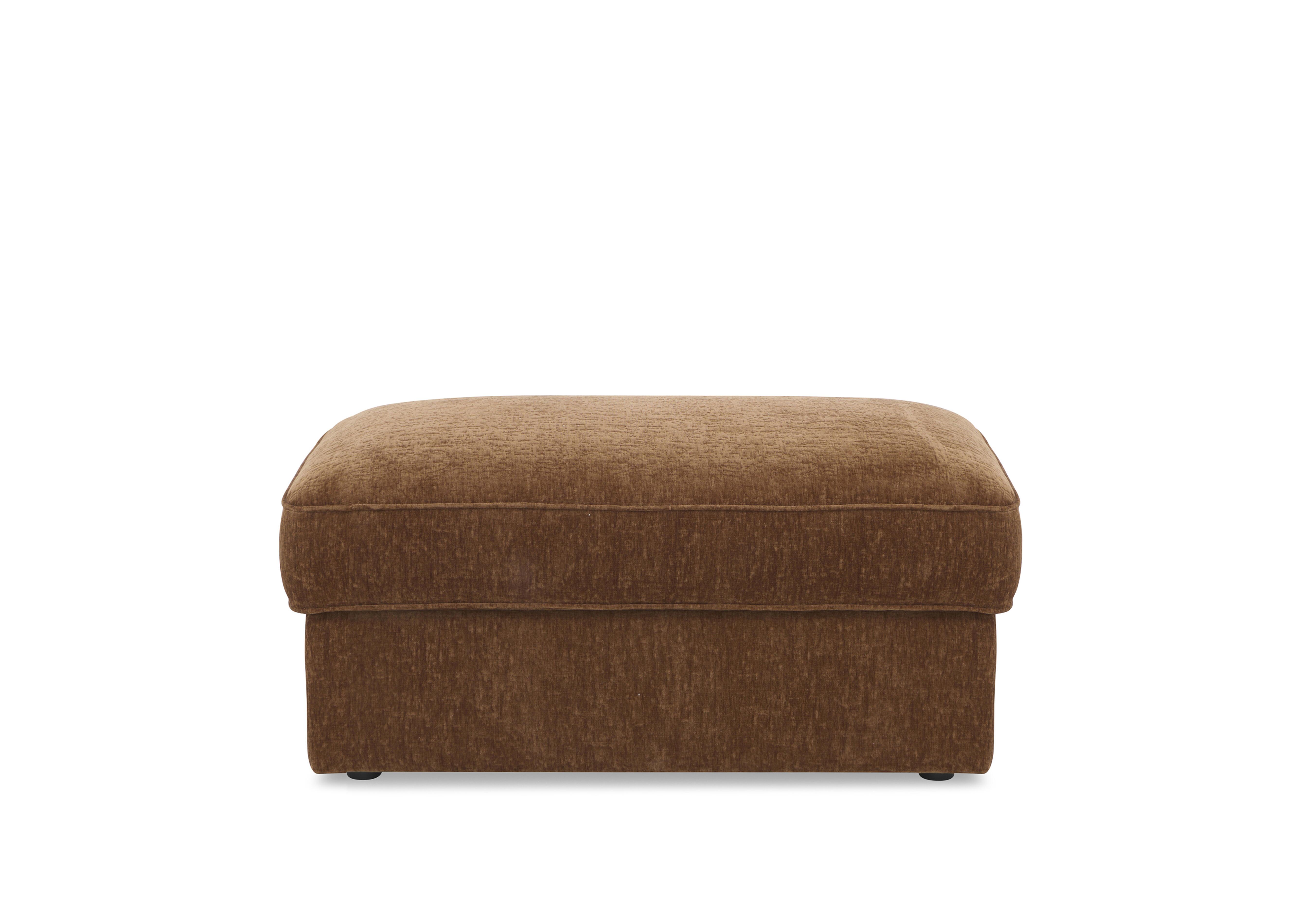 Designed by You Boxy Large Storage Footstool in Courchevel Brick Kiln on Furniture Village