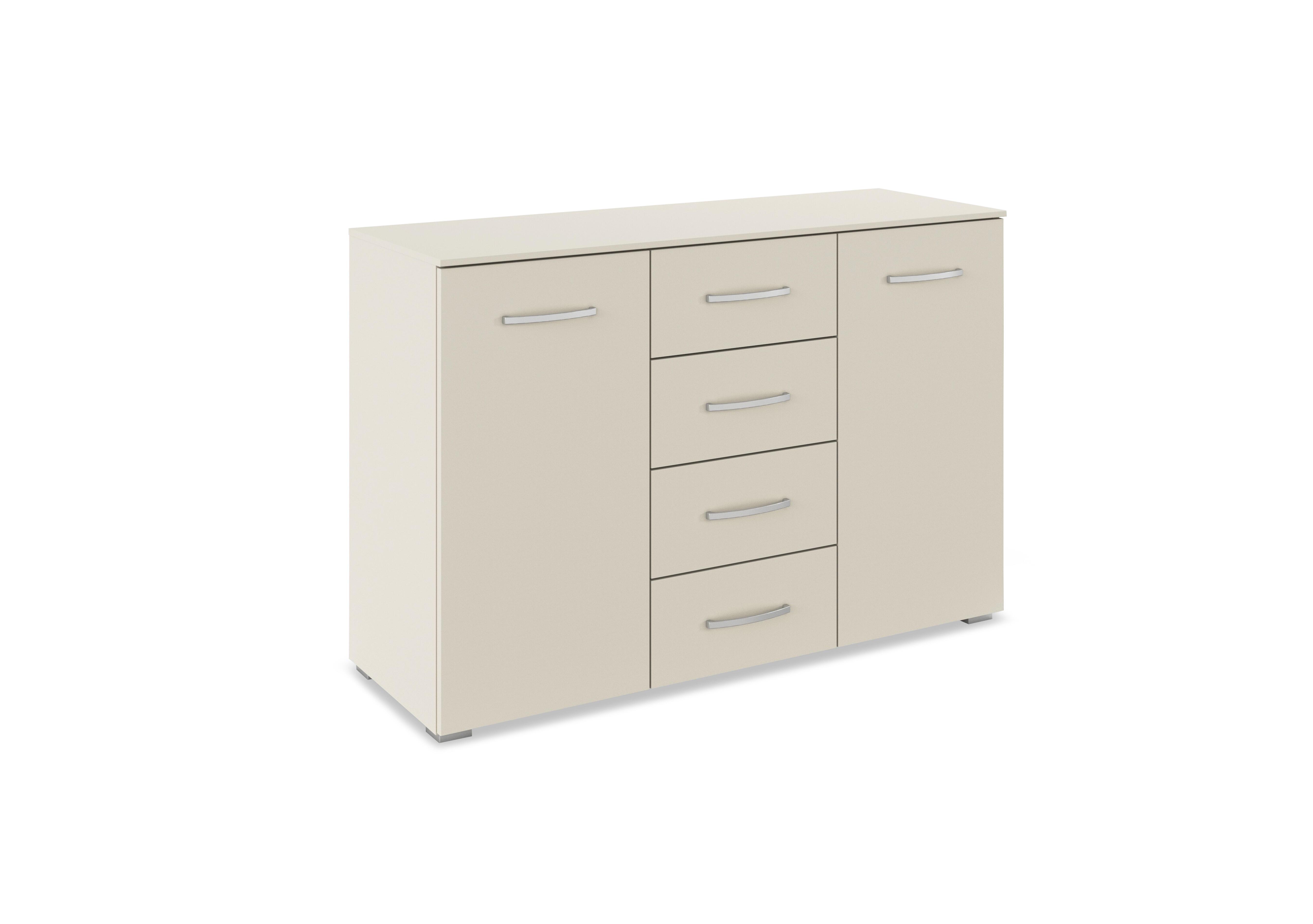 Impulse 2 Door 4 Drawer Chest in Ac17b Champagne on Furniture Village