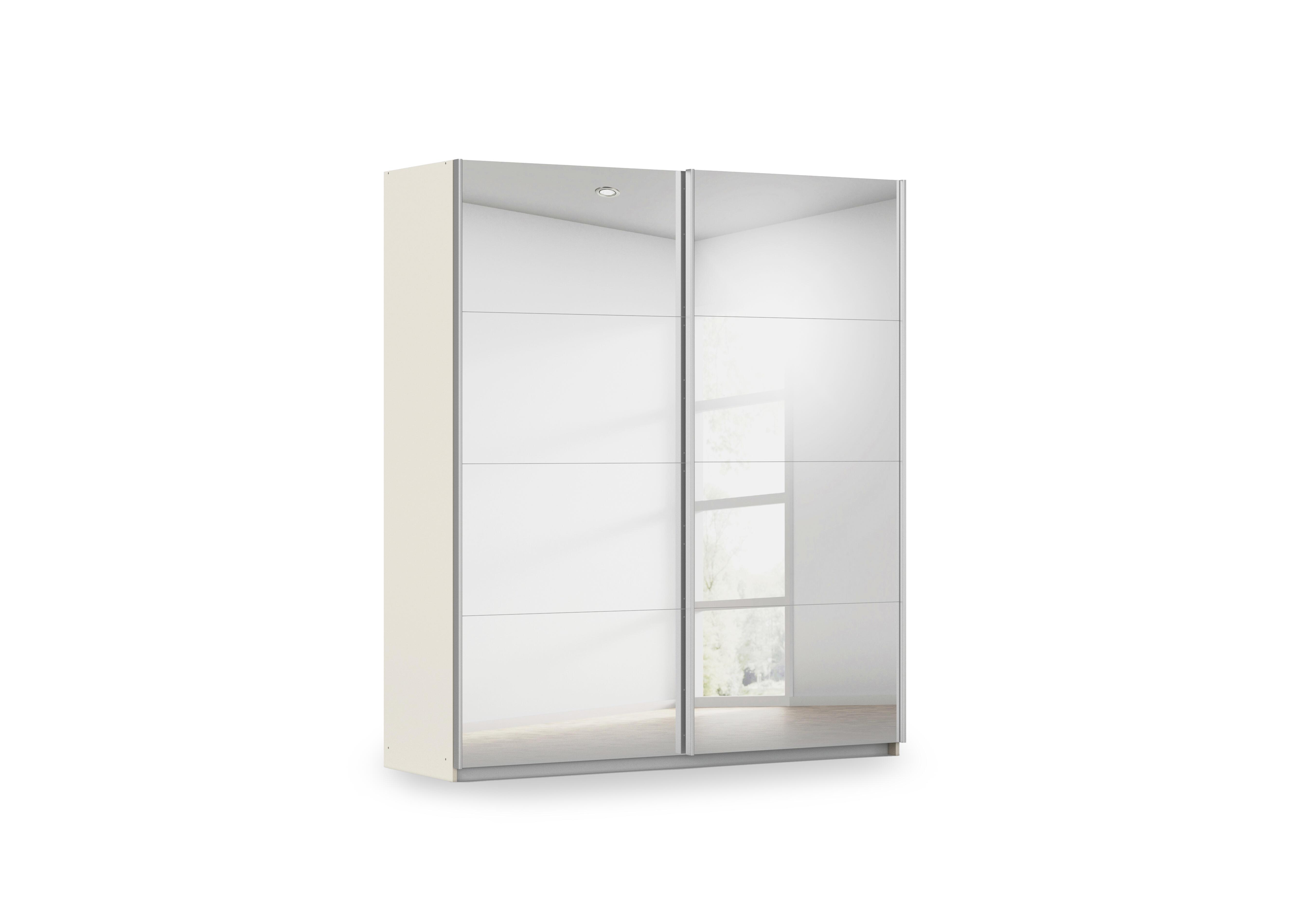 Impulse 181cm 2 Door Mirror Slider Wardrobe in Ag453 Champagne on Furniture Village