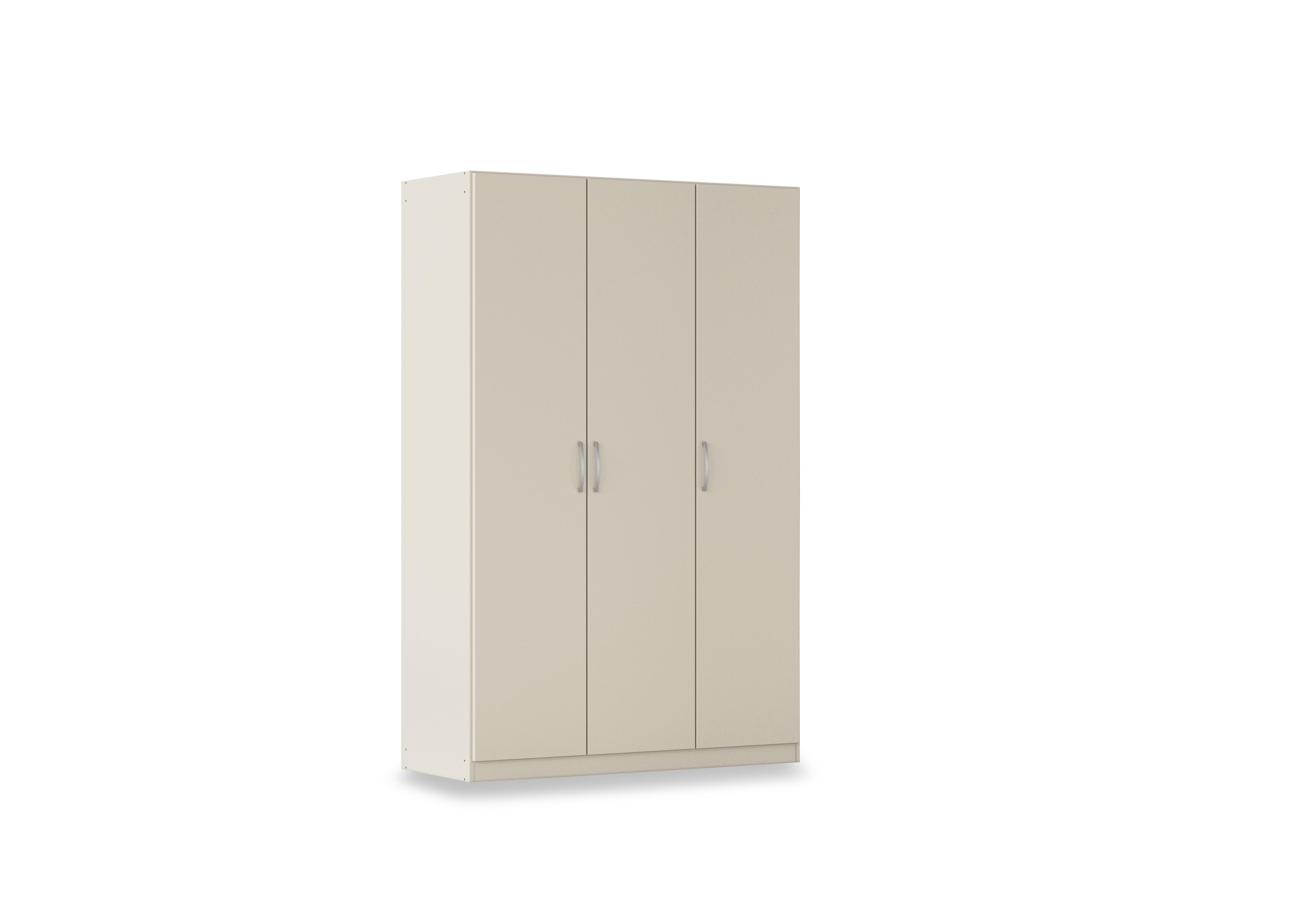 Impulse 136cm 3 Door Décor Hinged Wardrobe in Aw92b Champagne on Furniture Village