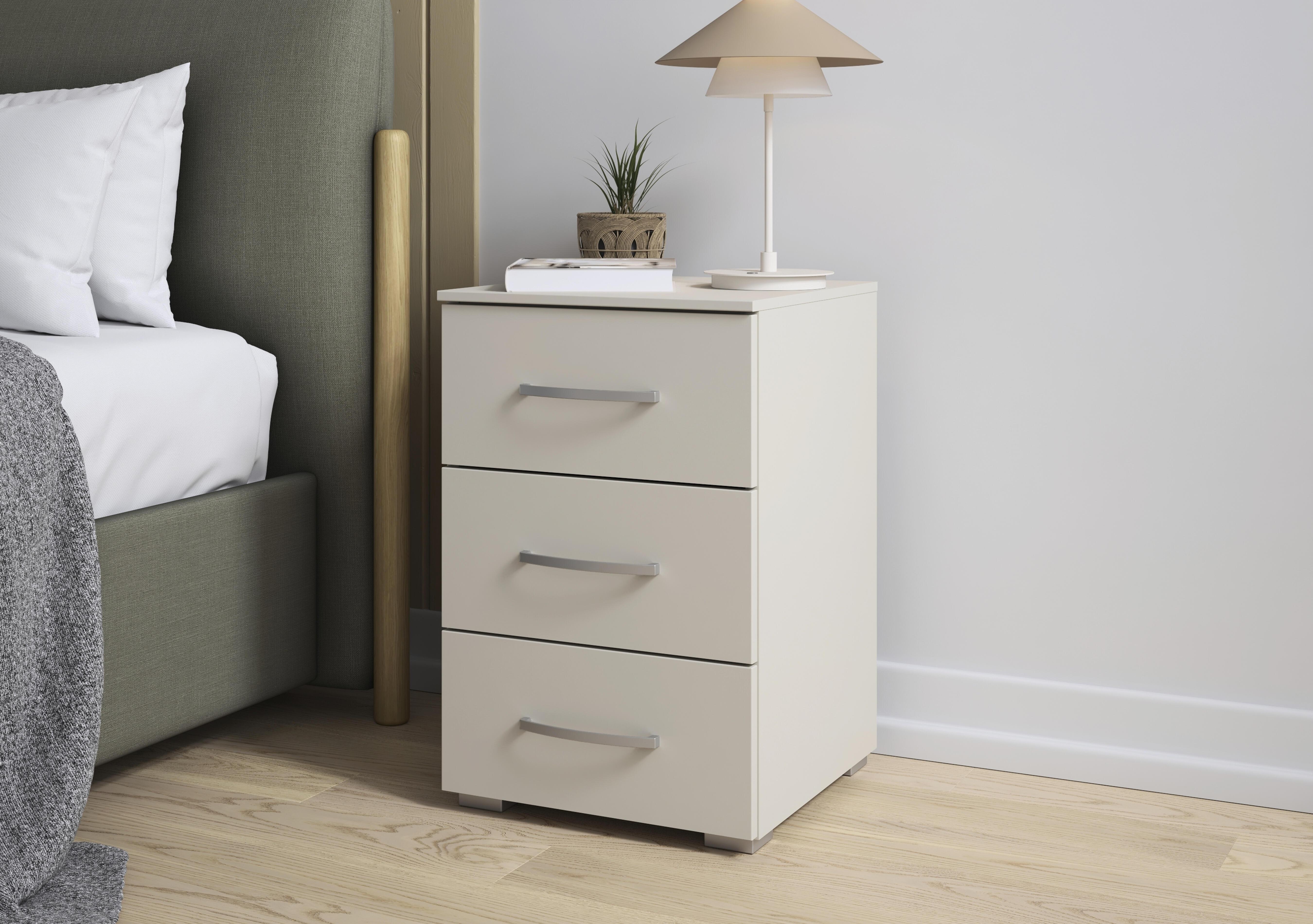 Impulse 3 Drawer Bedside Cabinet in  on Furniture Village