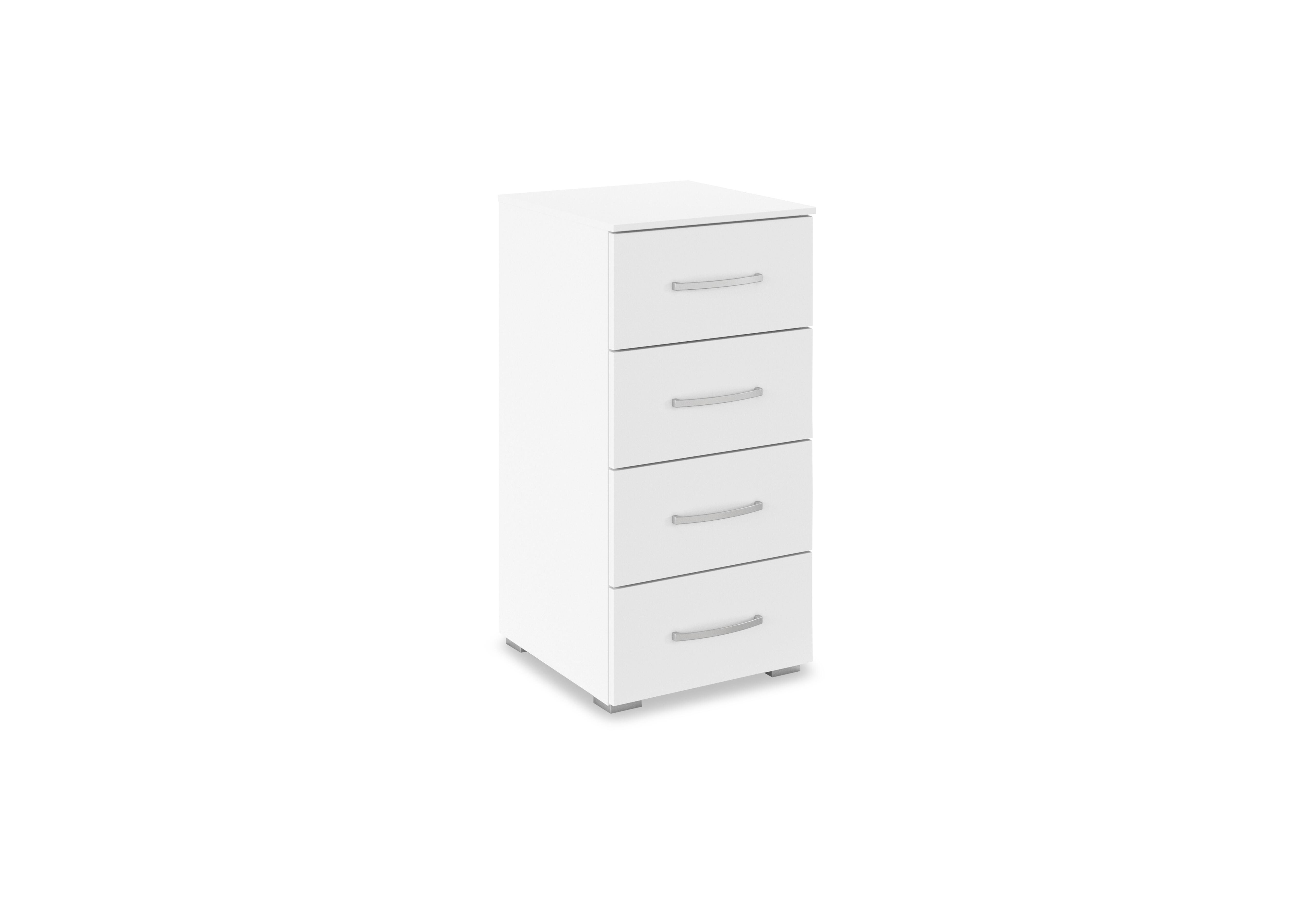 Impulse 40cm 4 Drawer Décor Chest in Ac11b Alpine White on Furniture Village