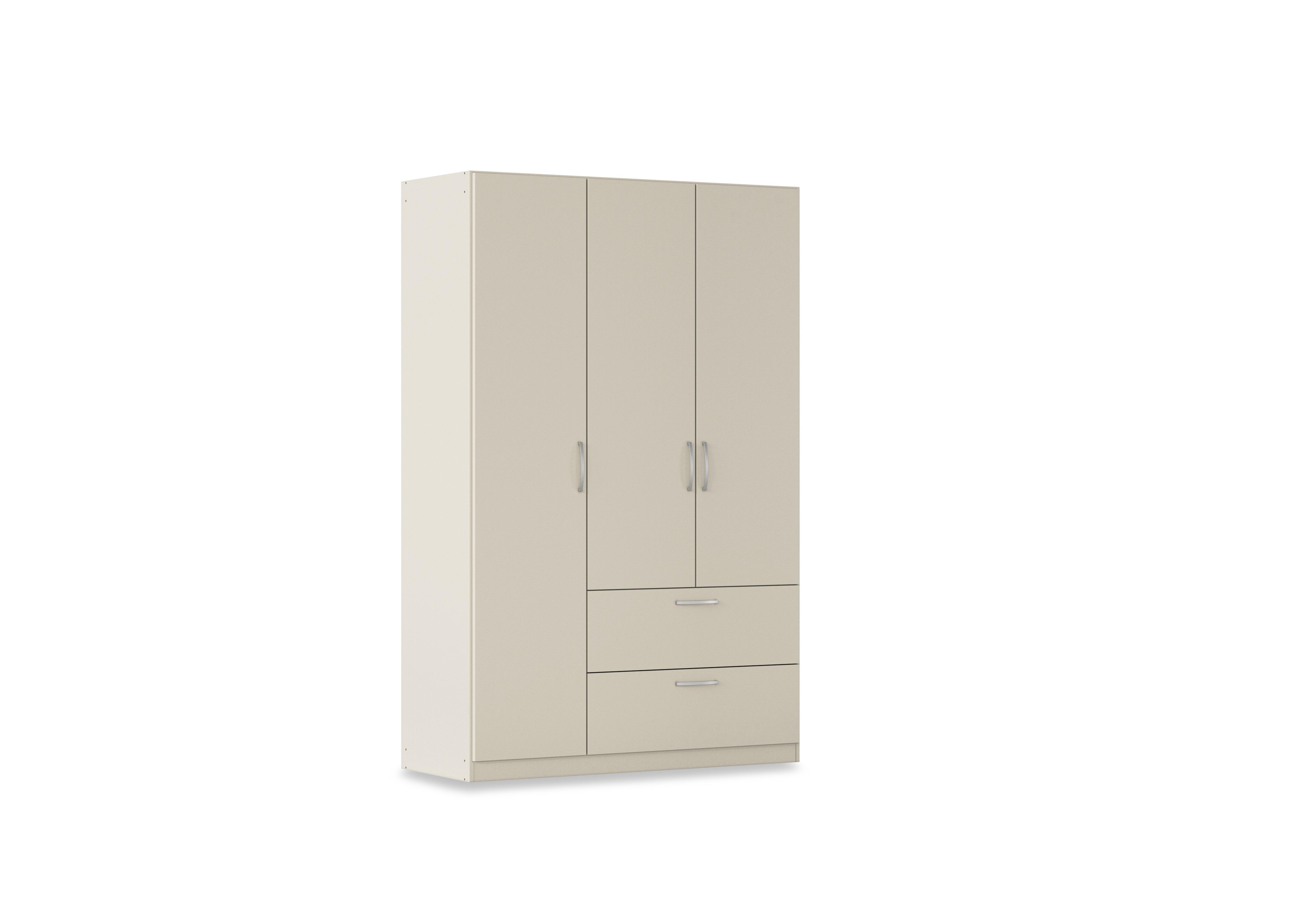 Impulse 136cm 3 Door Combi Décor Wardrobe in Aw92b Champagne on Furniture Village