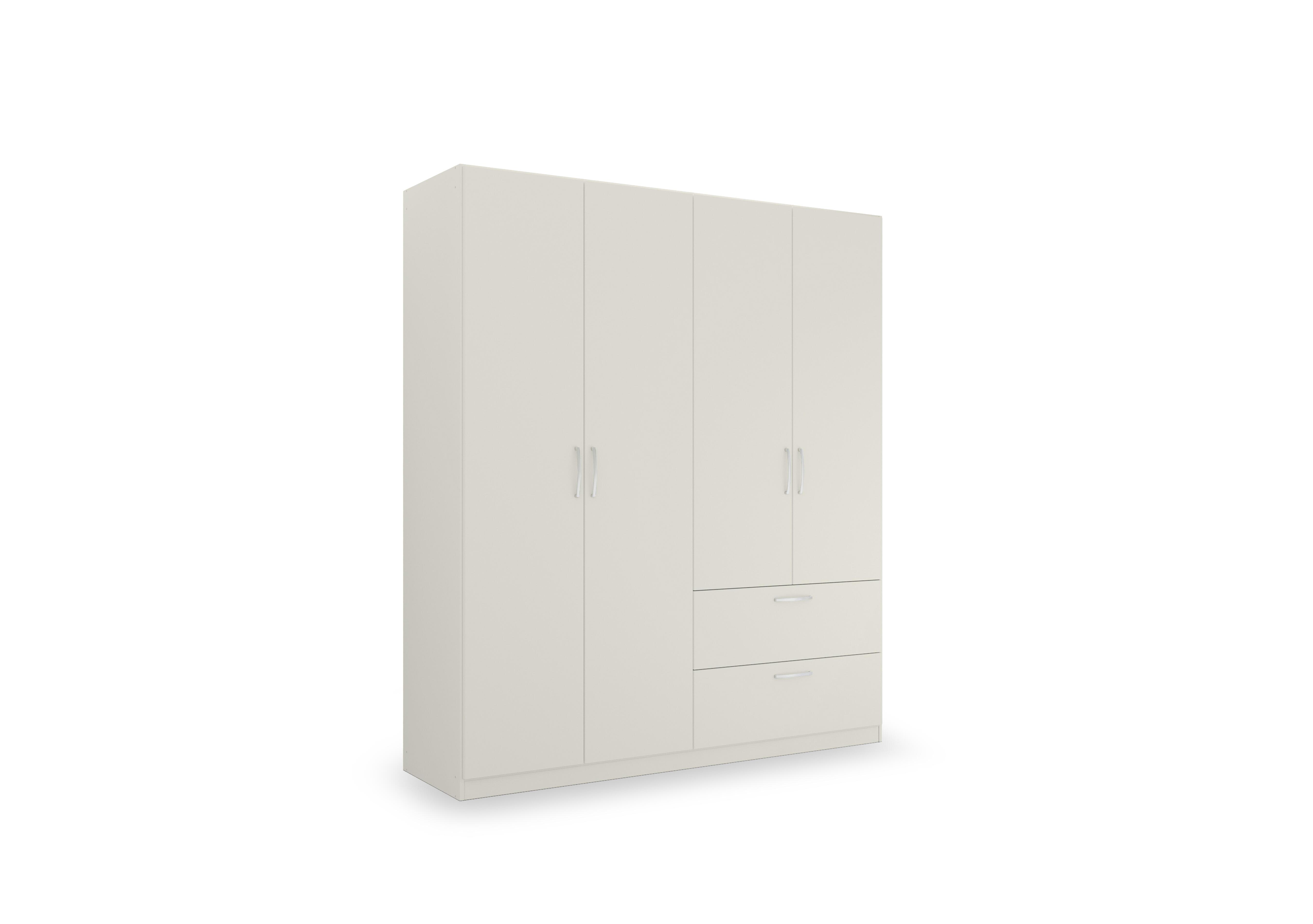 Impulse 181cm 4 Door Combi Décor Wardrobe in Aw92b Champagne on Furniture Village