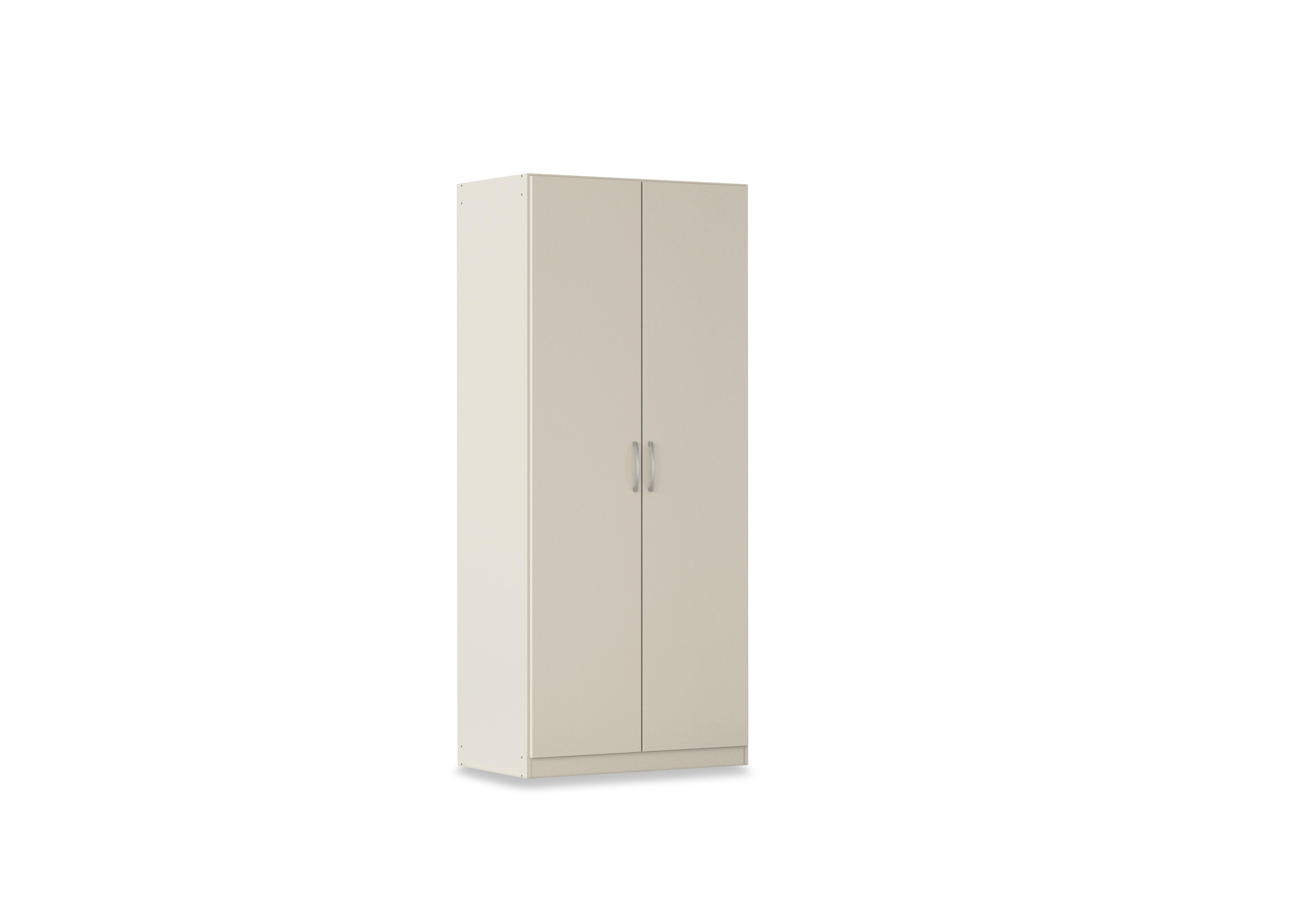 Impulse 91cm 2 Door Décor Hinged Wardrobe in Aw92b Champagne on Furniture Village