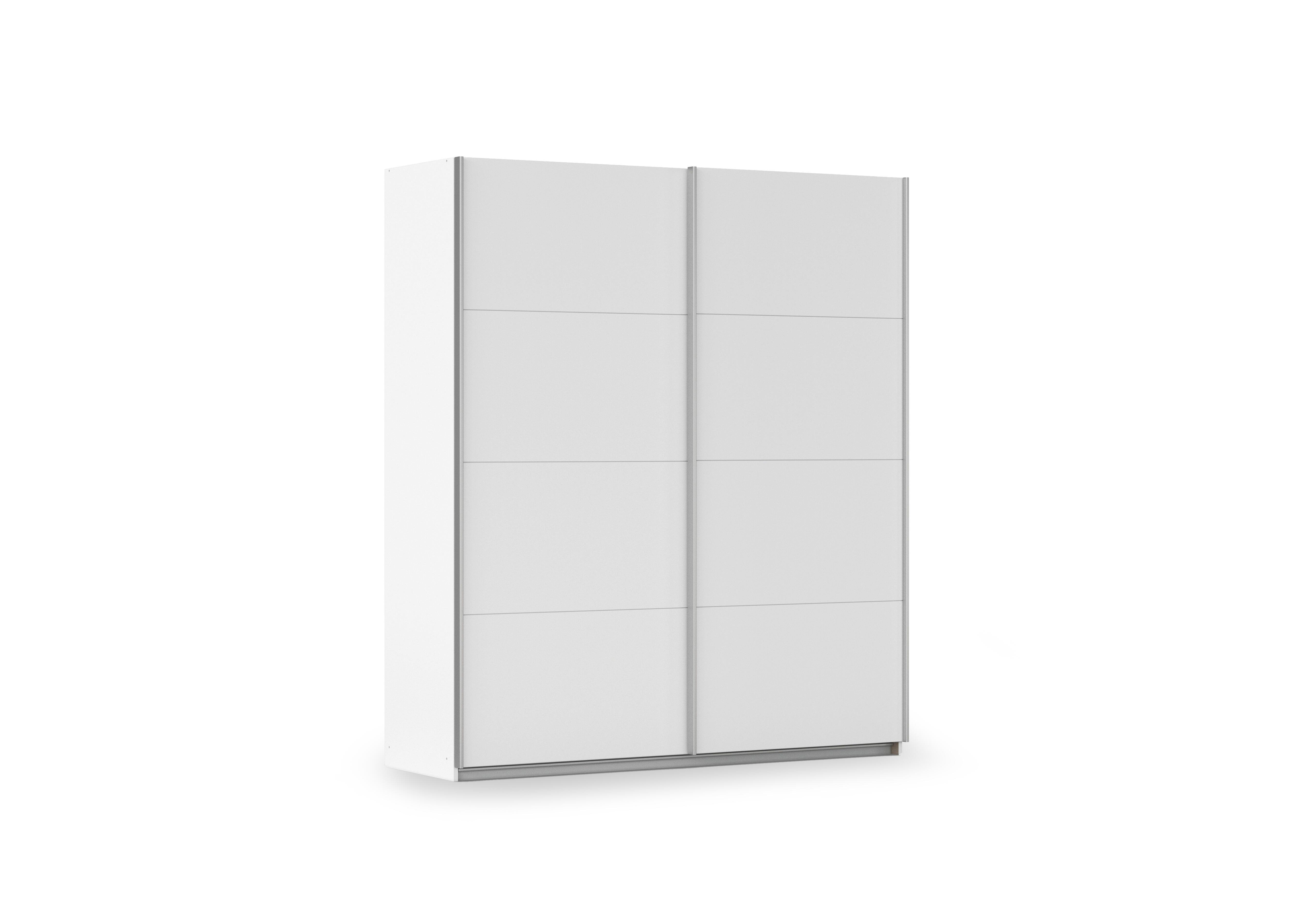Impulse 181cm 2 Door Décor Slider Wardrobe in Ad129 Alpine White on Furniture Village