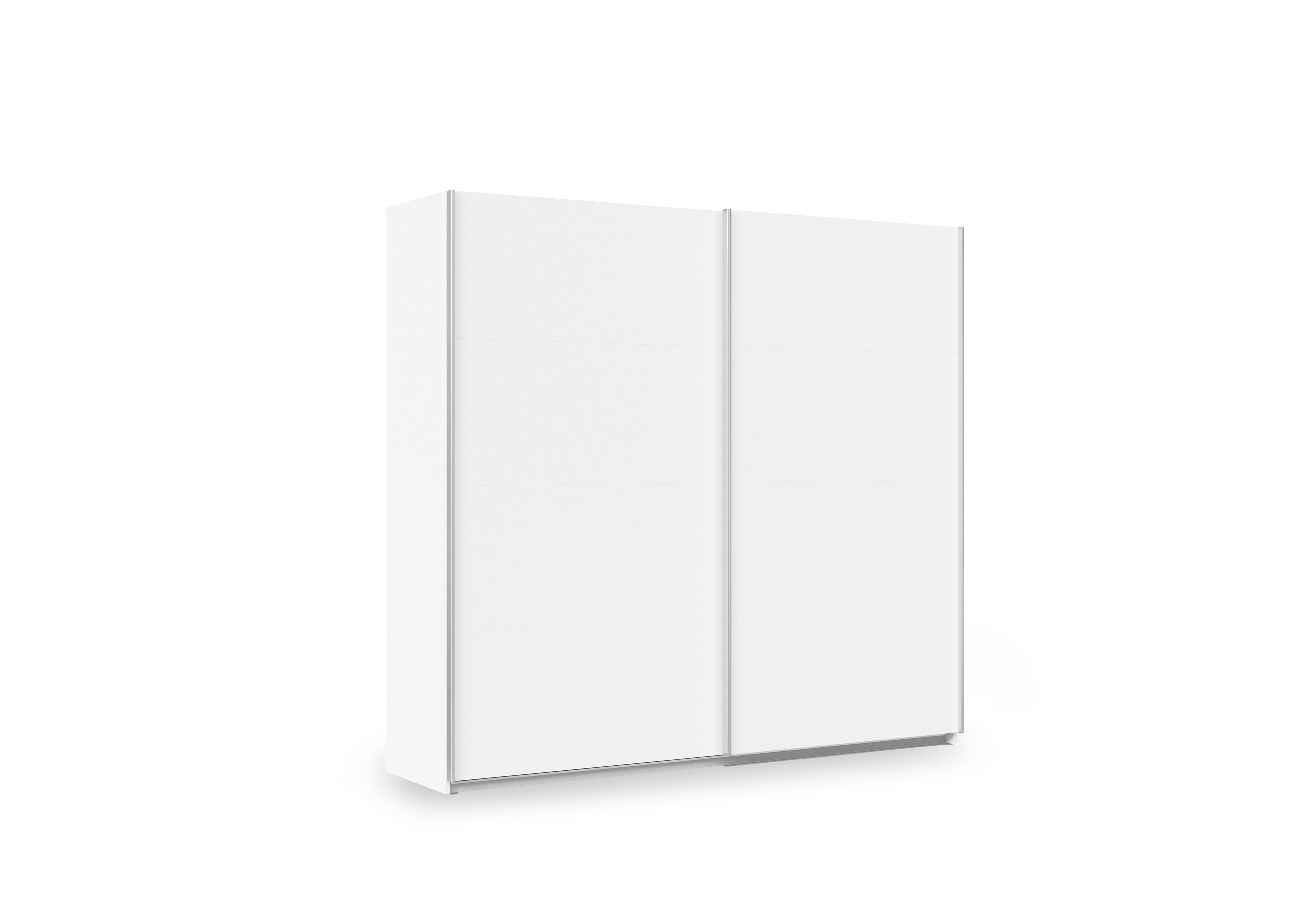 Impulse 226cm 2 Door D&eacute;cor Slider Wardrobe in Ad129 Alpine White on Furniture Village