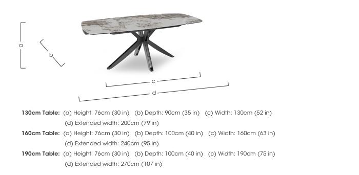 Jose Draw Leaf Extending Dining Table in  on Furniture Village