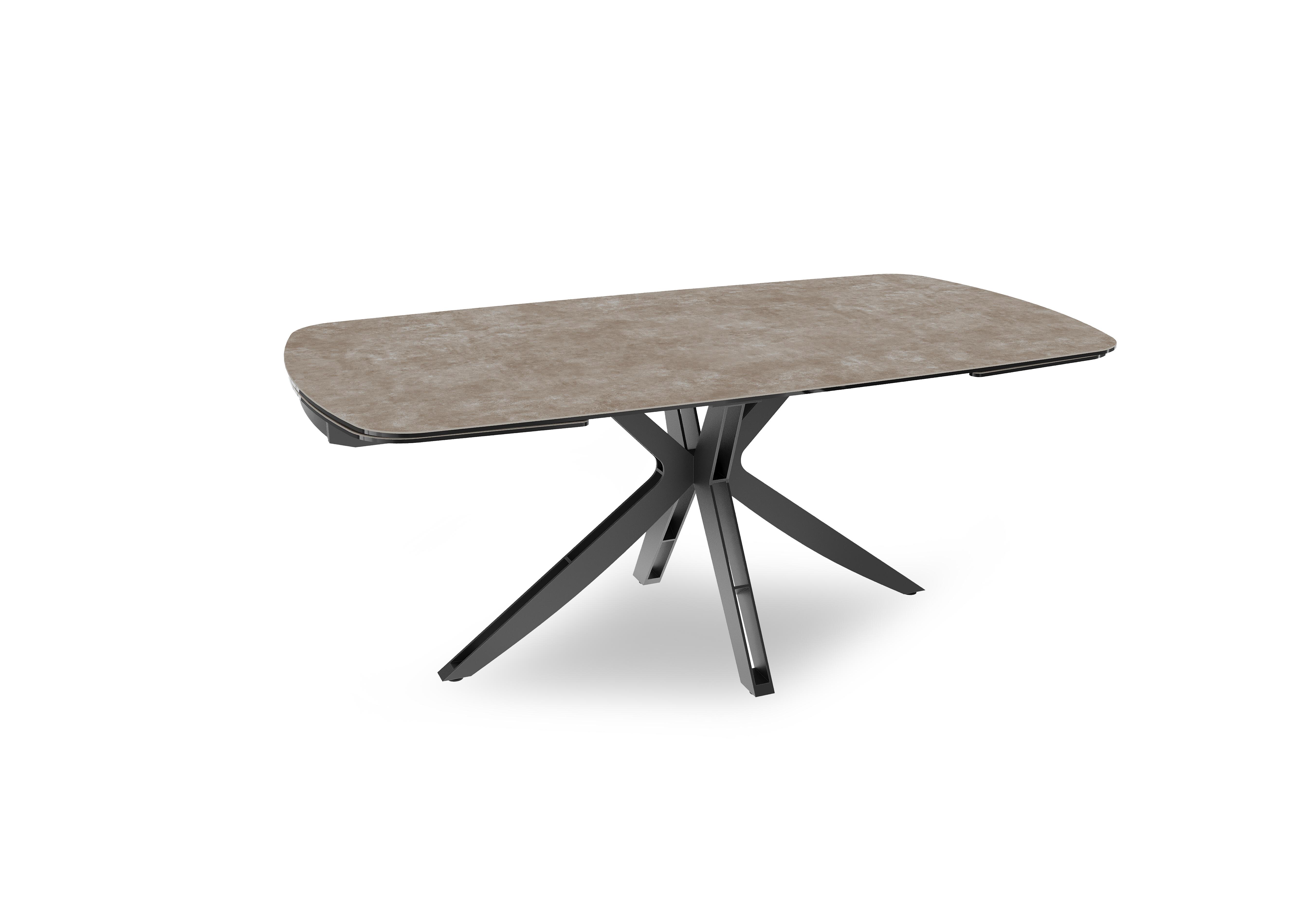 Jose Draw Leaf Extending Dining Table in Argile on Furniture Village