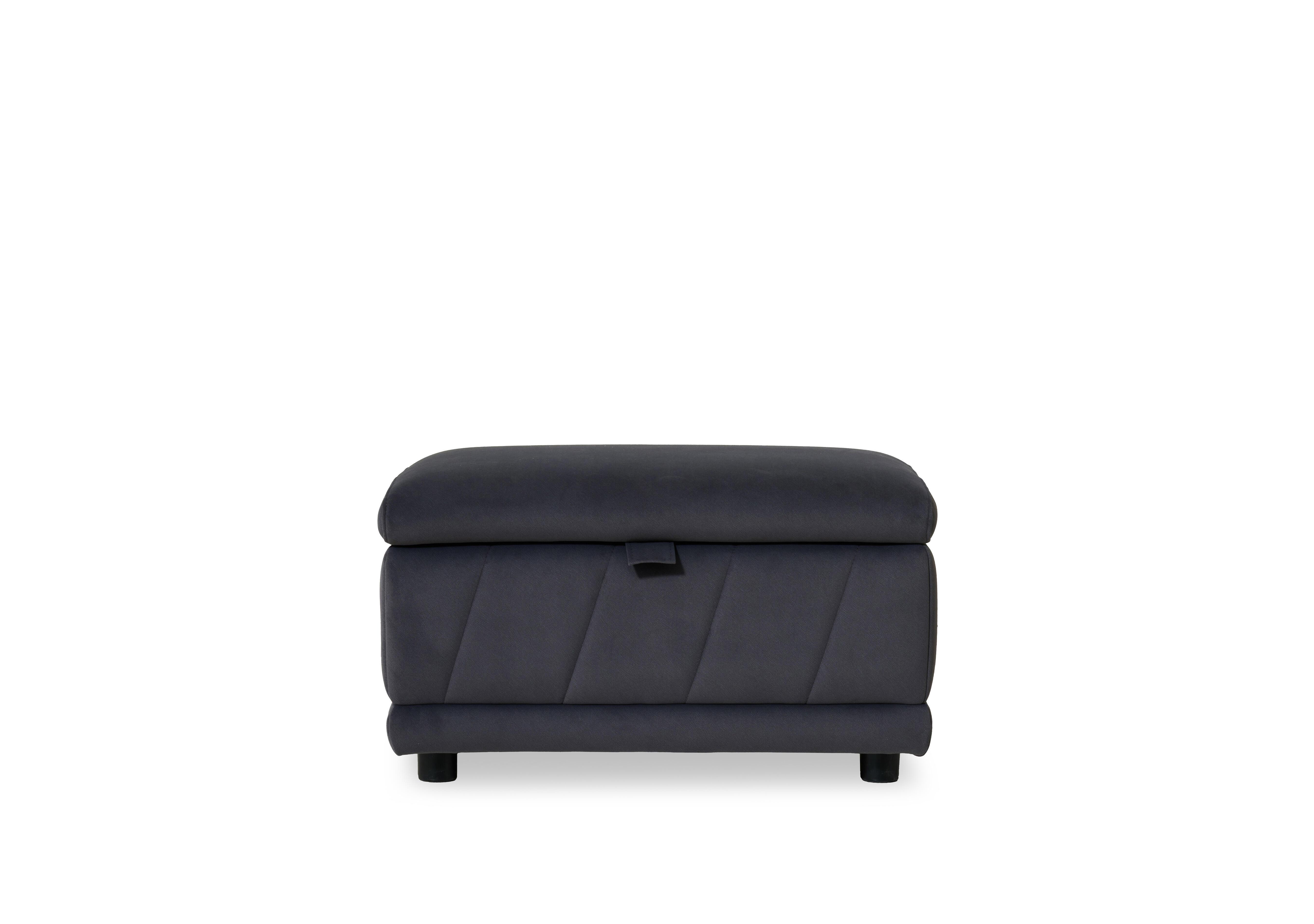 Genius Fabric Storage Footstool in Bella Iron Grey 43460 on Furniture Village