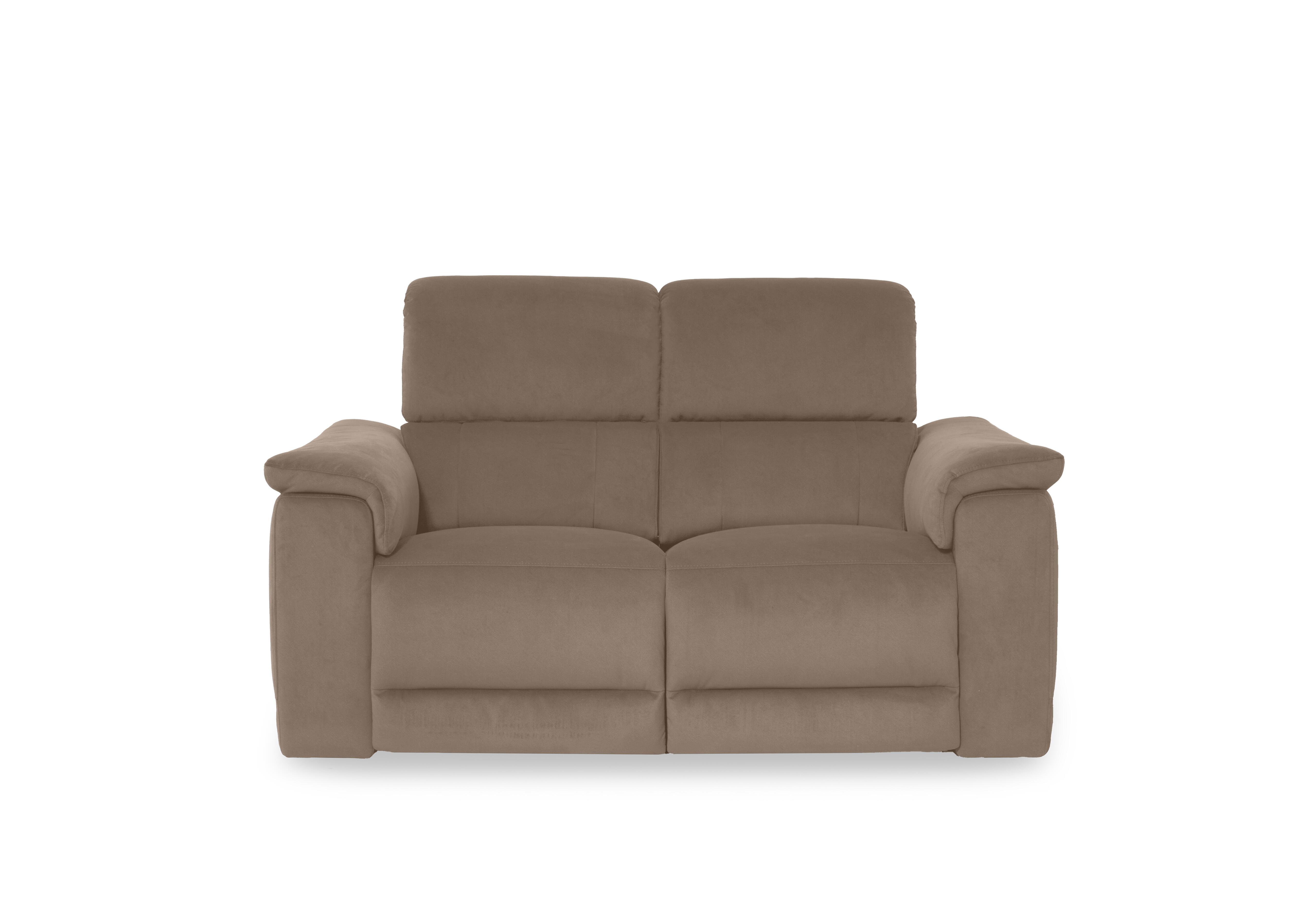 Genius Fabric 2 Seater Power Recliner Sofa with Power Headrests in Bella Latte 43170 on Furniture Village