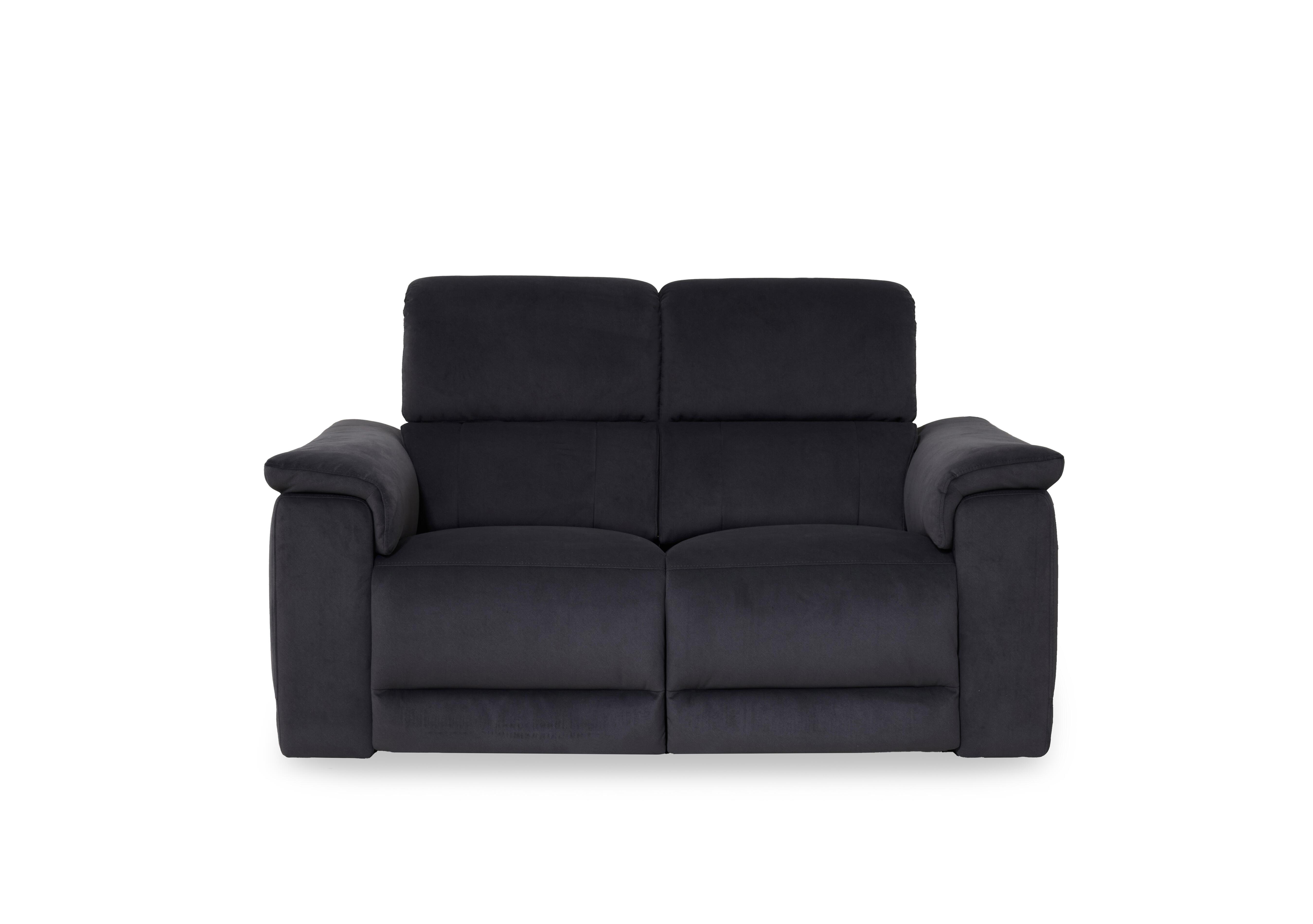 Genius Fabric 2 Seater Power Recliner Sofa with Power Headrests and Bluetooth Speakers in Bella Iron Grey 43460 on Furniture Village