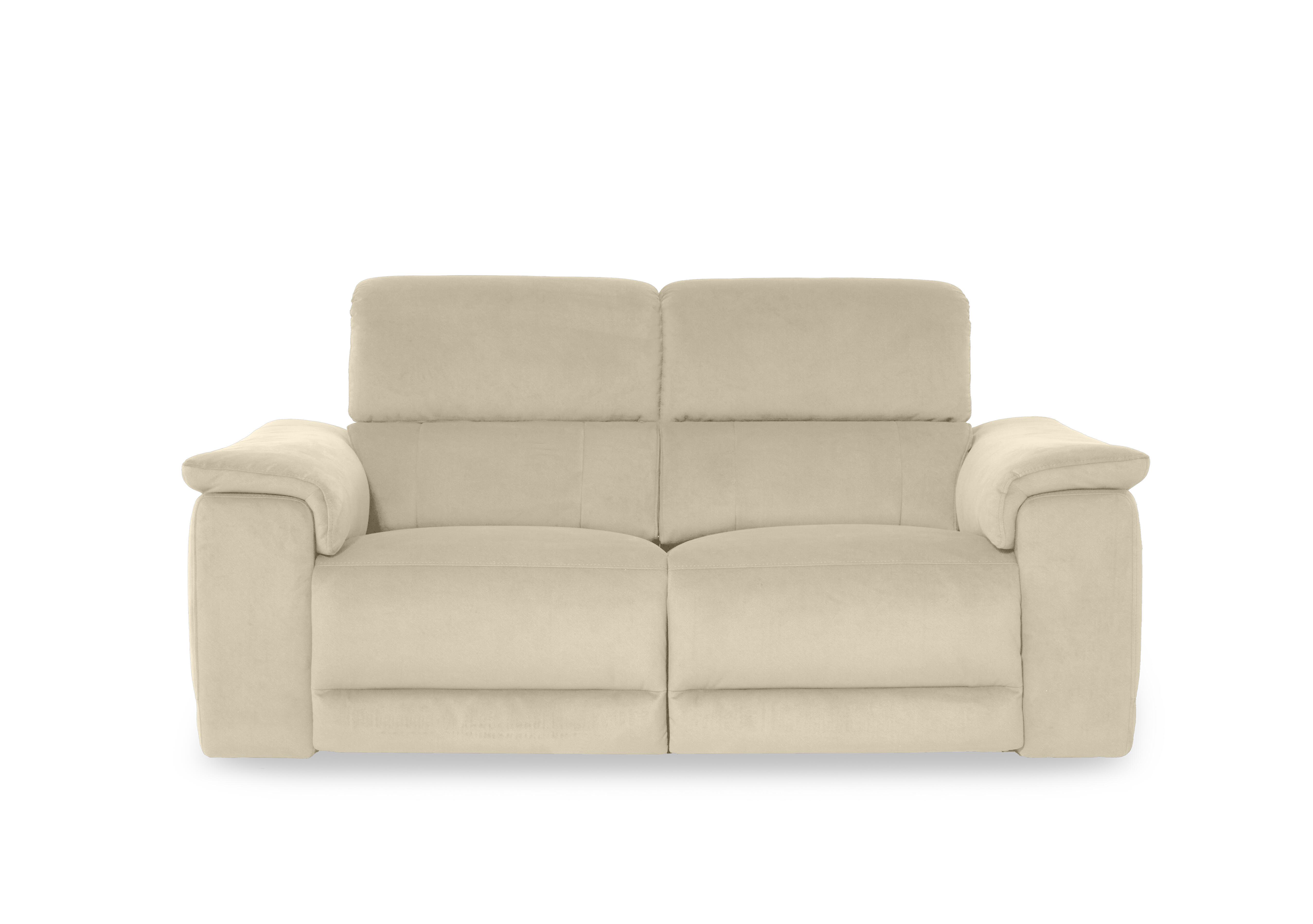 Genius Fabric 3 Seater Power Recliner Sofa with Power Headrests in Bella Barley White 43121 on Furniture Village