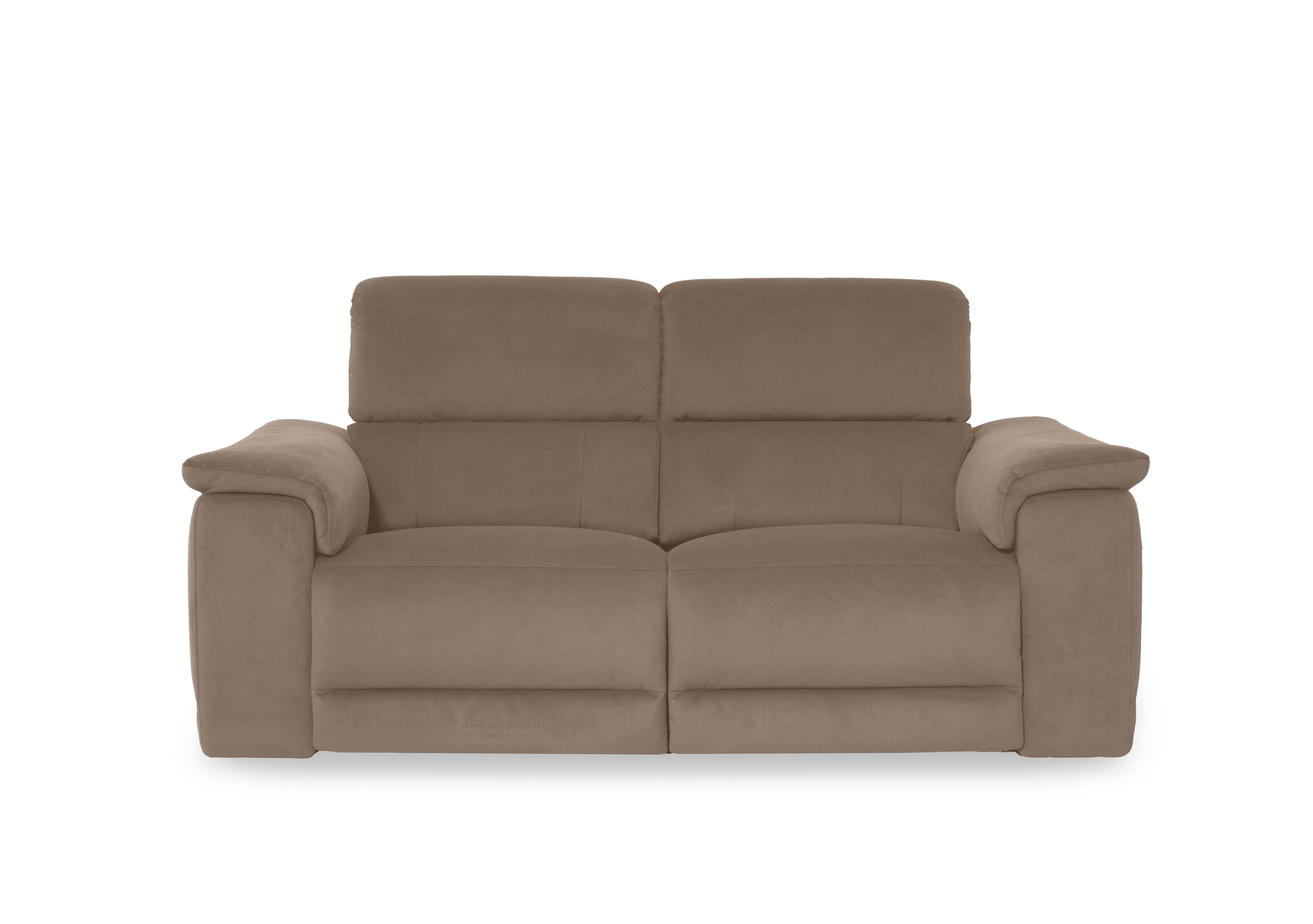 Genius Fabric 3 Seater Power Recliner Sofa with Power Headrests in Bella Latte 43170 on Furniture Village