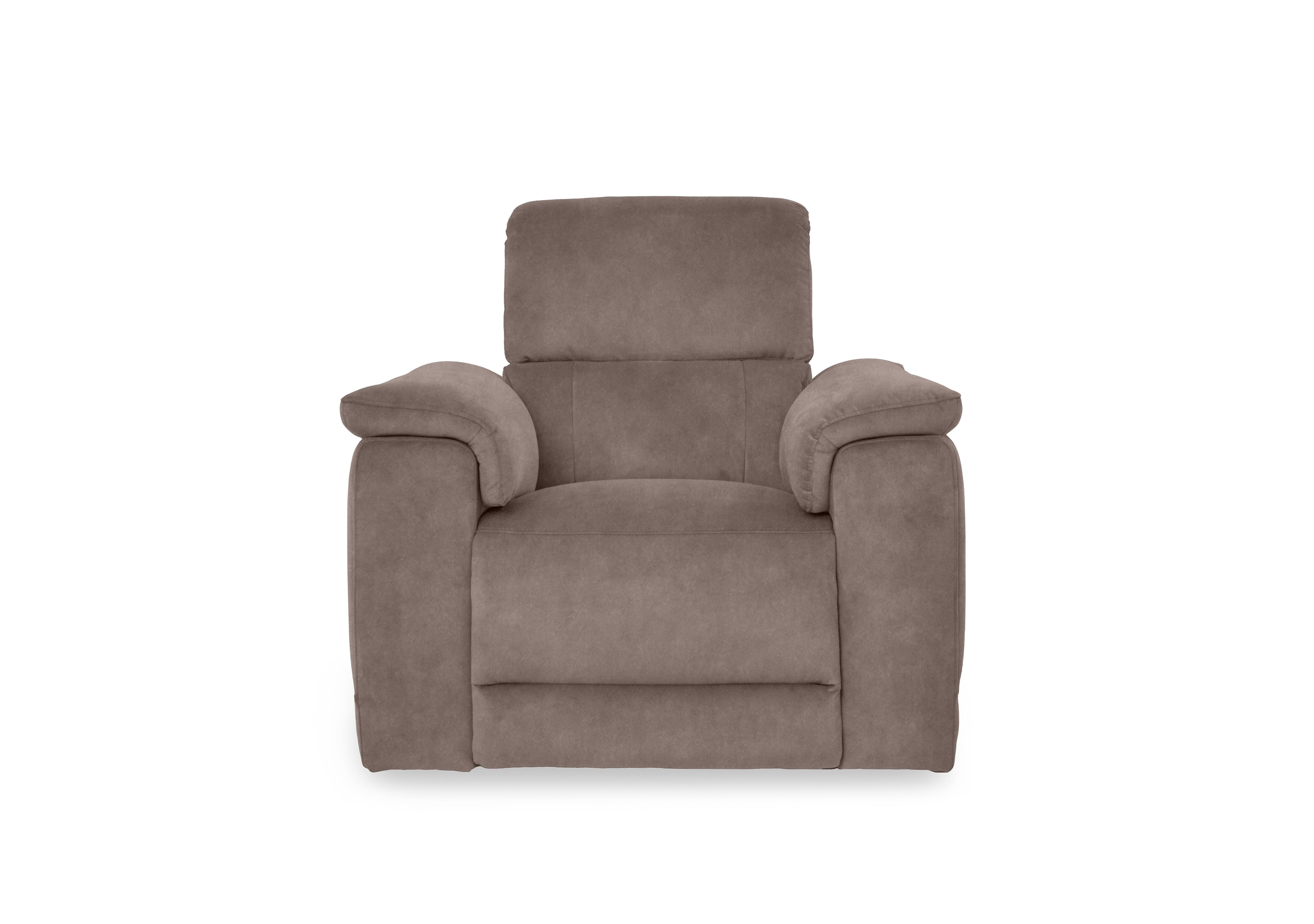 Genius Fabric Power Recliner Chair with Power Headrest and Bluetooth Speakers in Marble Charcoal Grey 18175 on Furniture Village