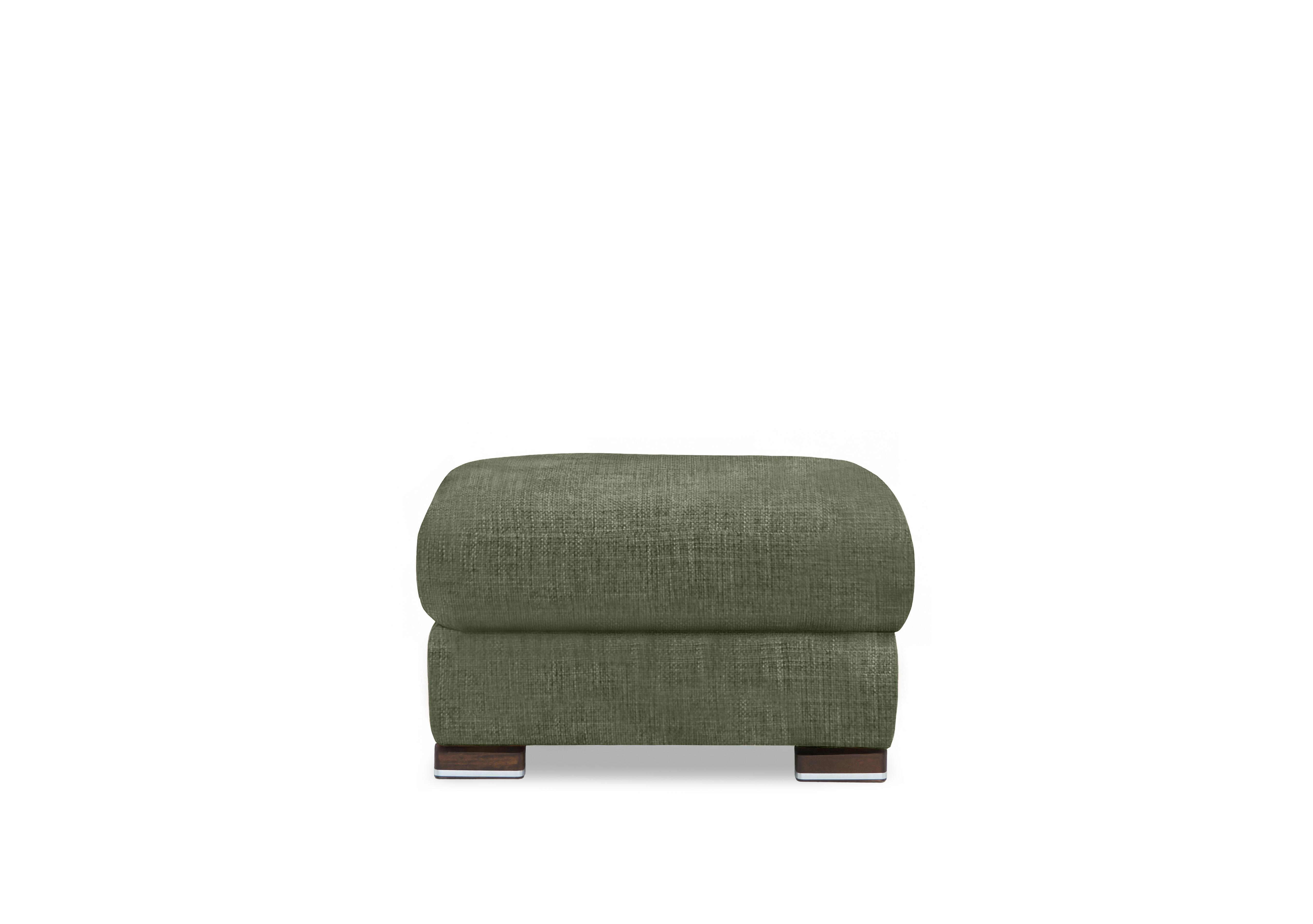 Viali Fabric Footstool in River Pistachio 204 on Furniture Village