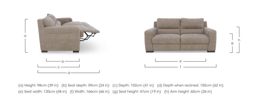Viali Fabric 2 Seater Sofa in  on Furniture Village