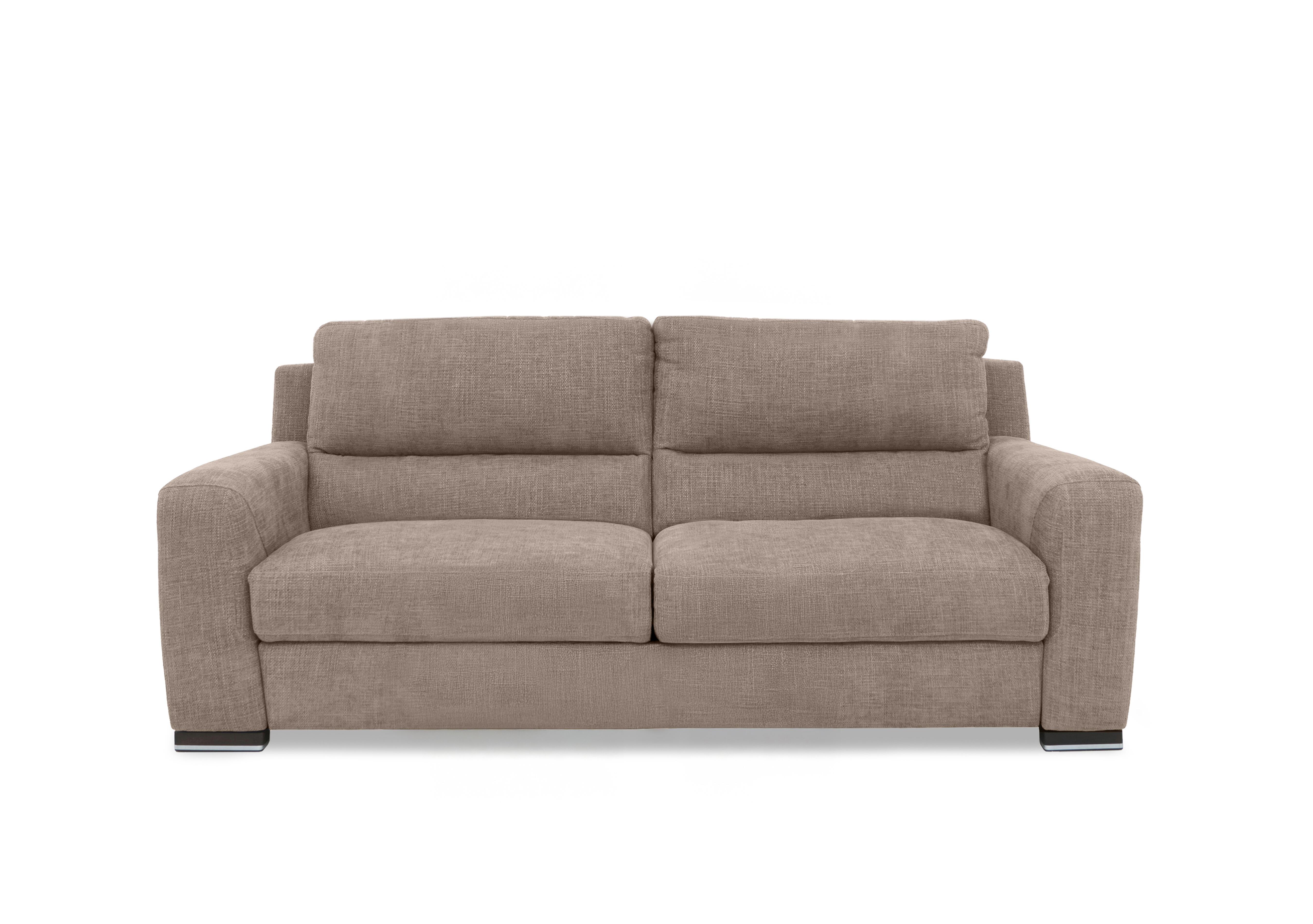 Viali Fabric 3 Seater Sofa in River Cappuccino 2 on Furniture Village