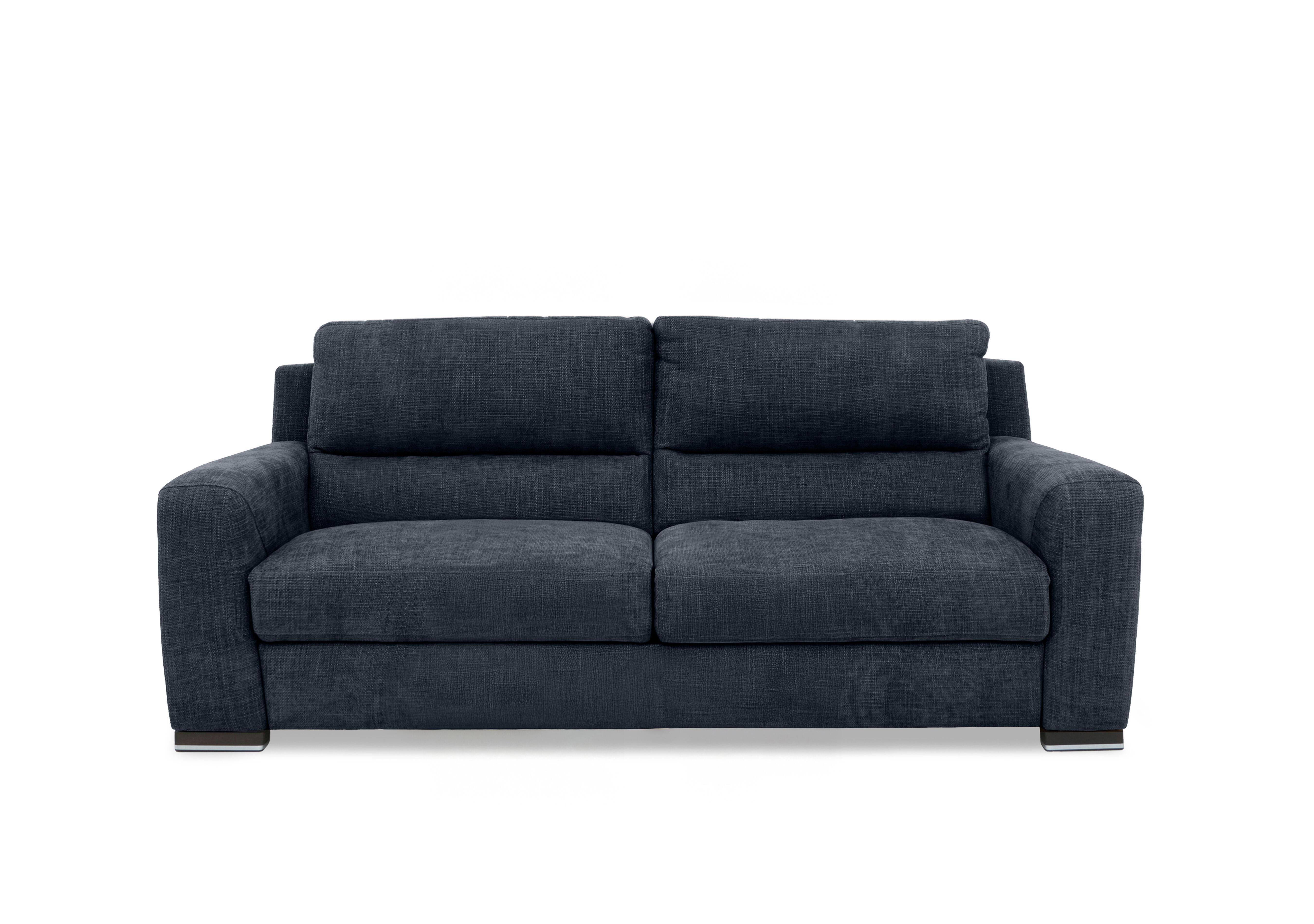 Viali Fabric 3 Seater Sofa in River Dusk 180 on Furniture Village