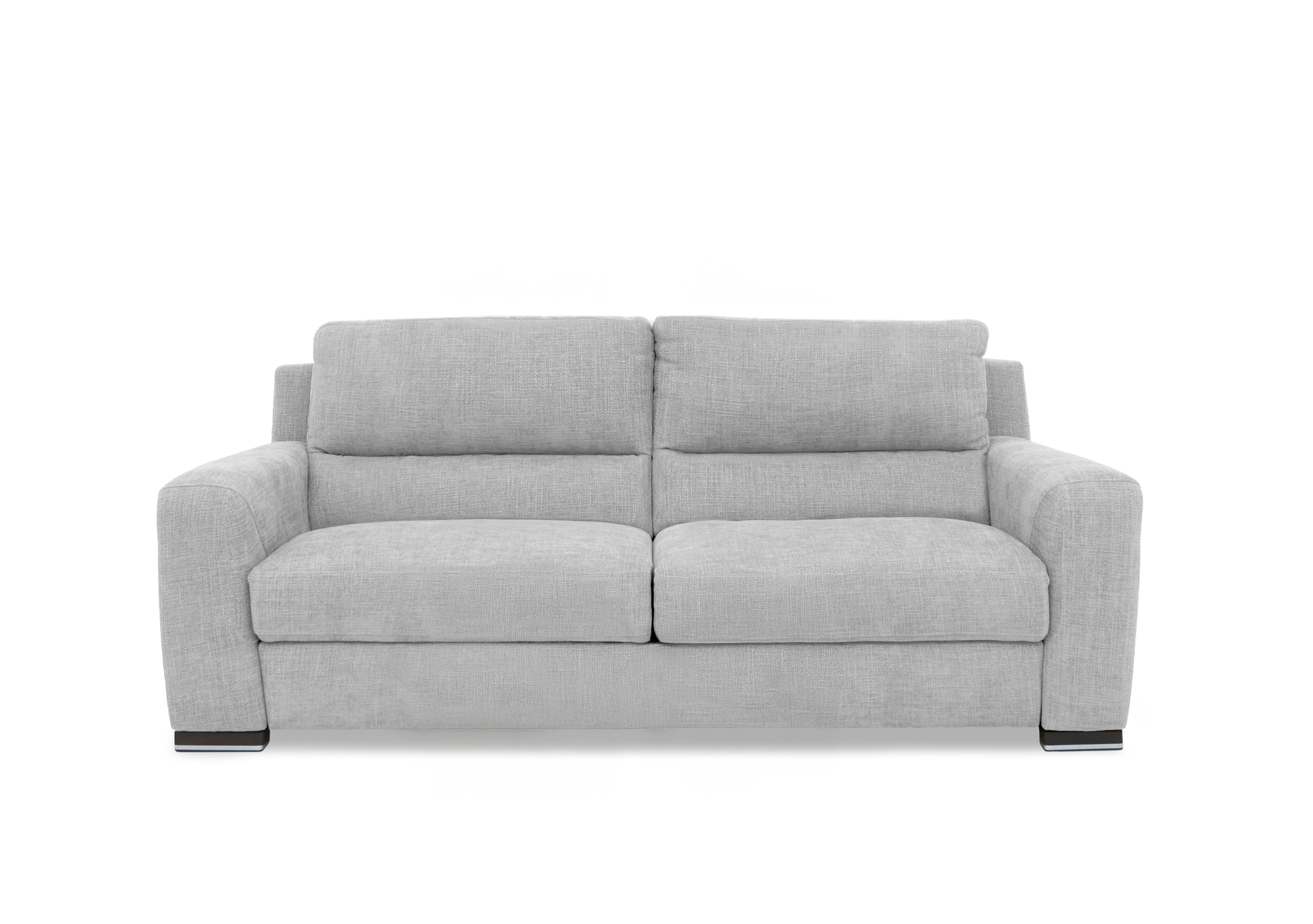 Viali Fabric 3 Seater Sofa in River Lead Grey 616 on Furniture Village