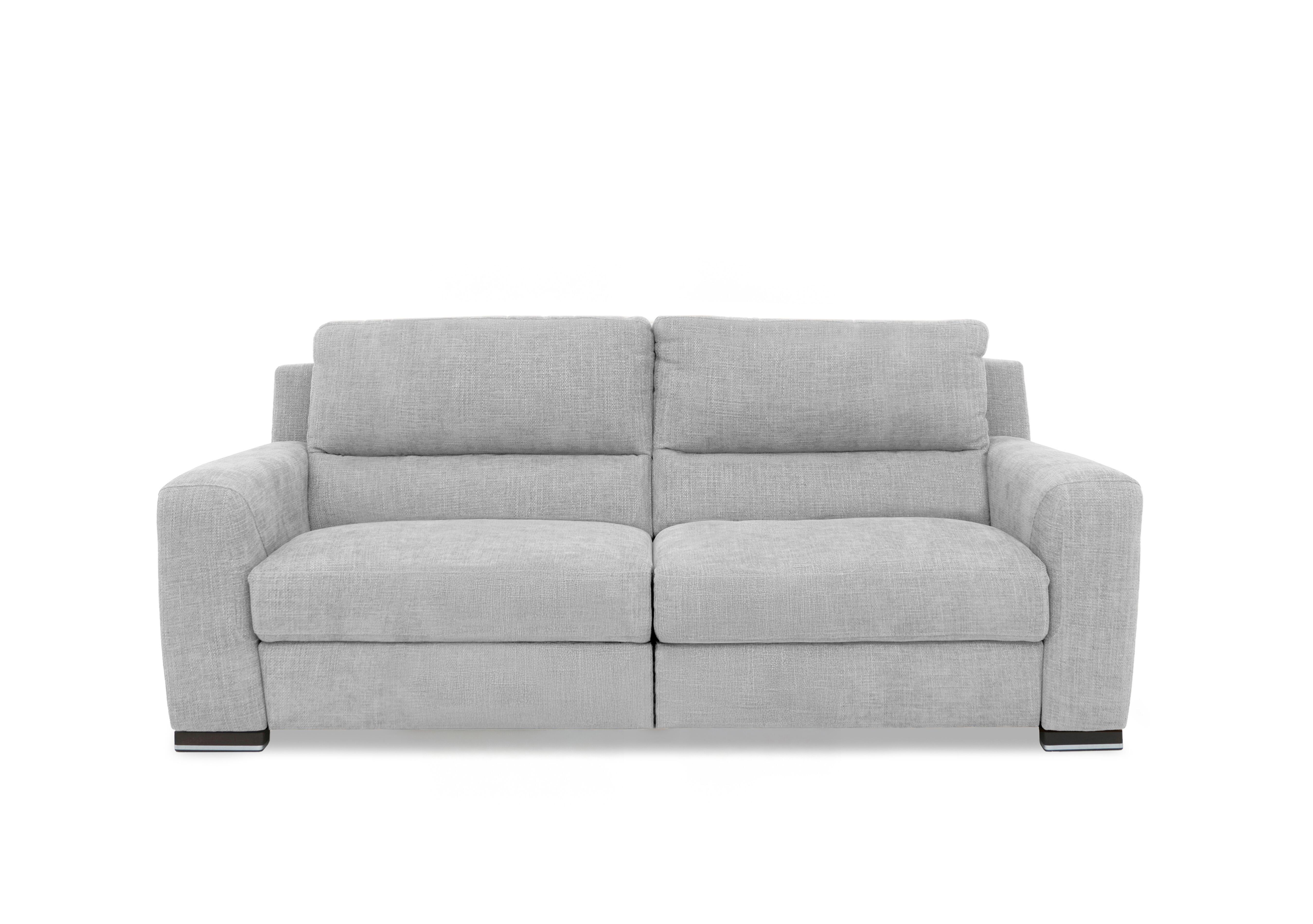 Viali Fabric 3 Seater Sofa in River Lead Grey 616 on Furniture Village