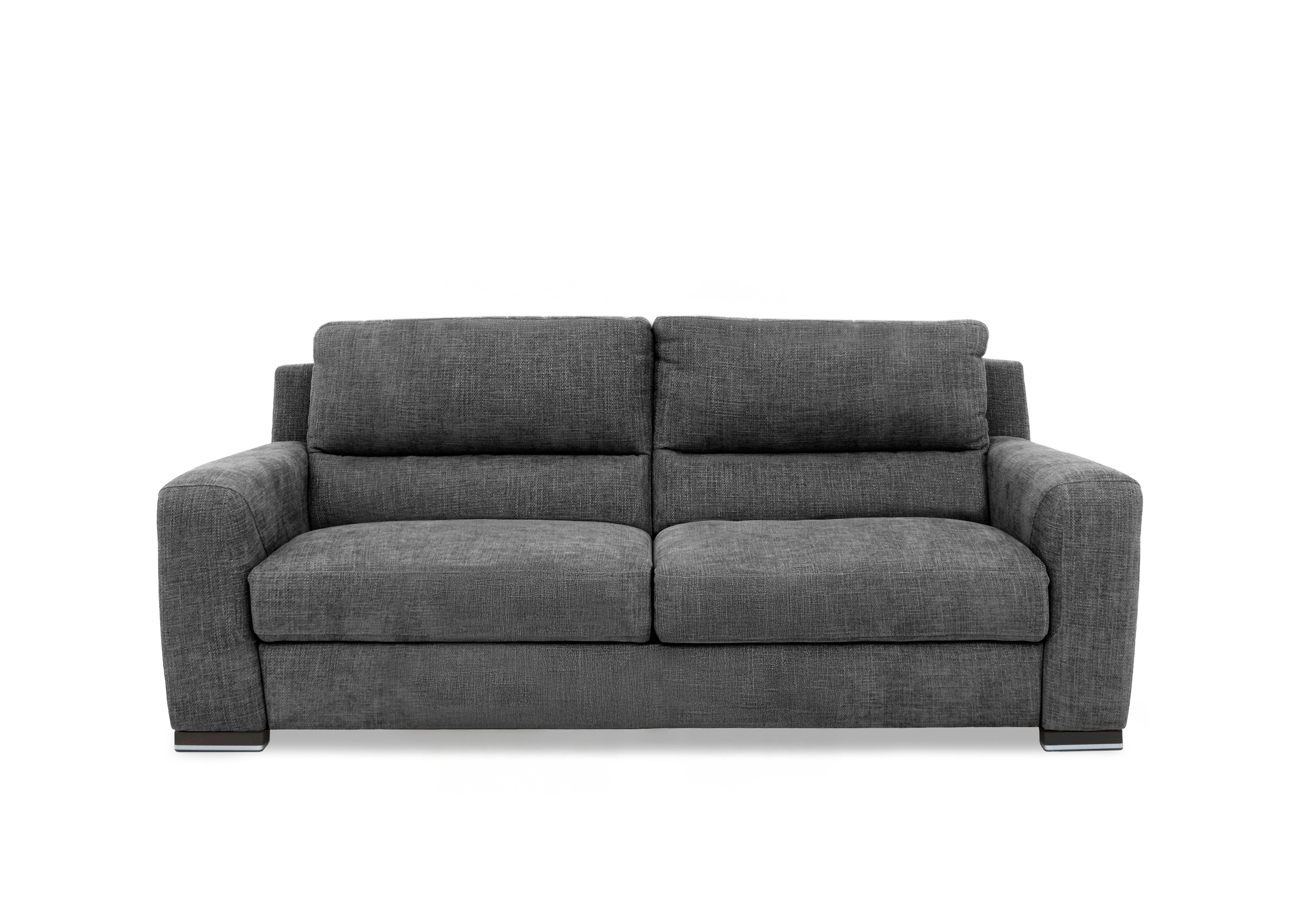 Viali Fabric 3 Seater Sofa in River Pewter 205 on Furniture Village