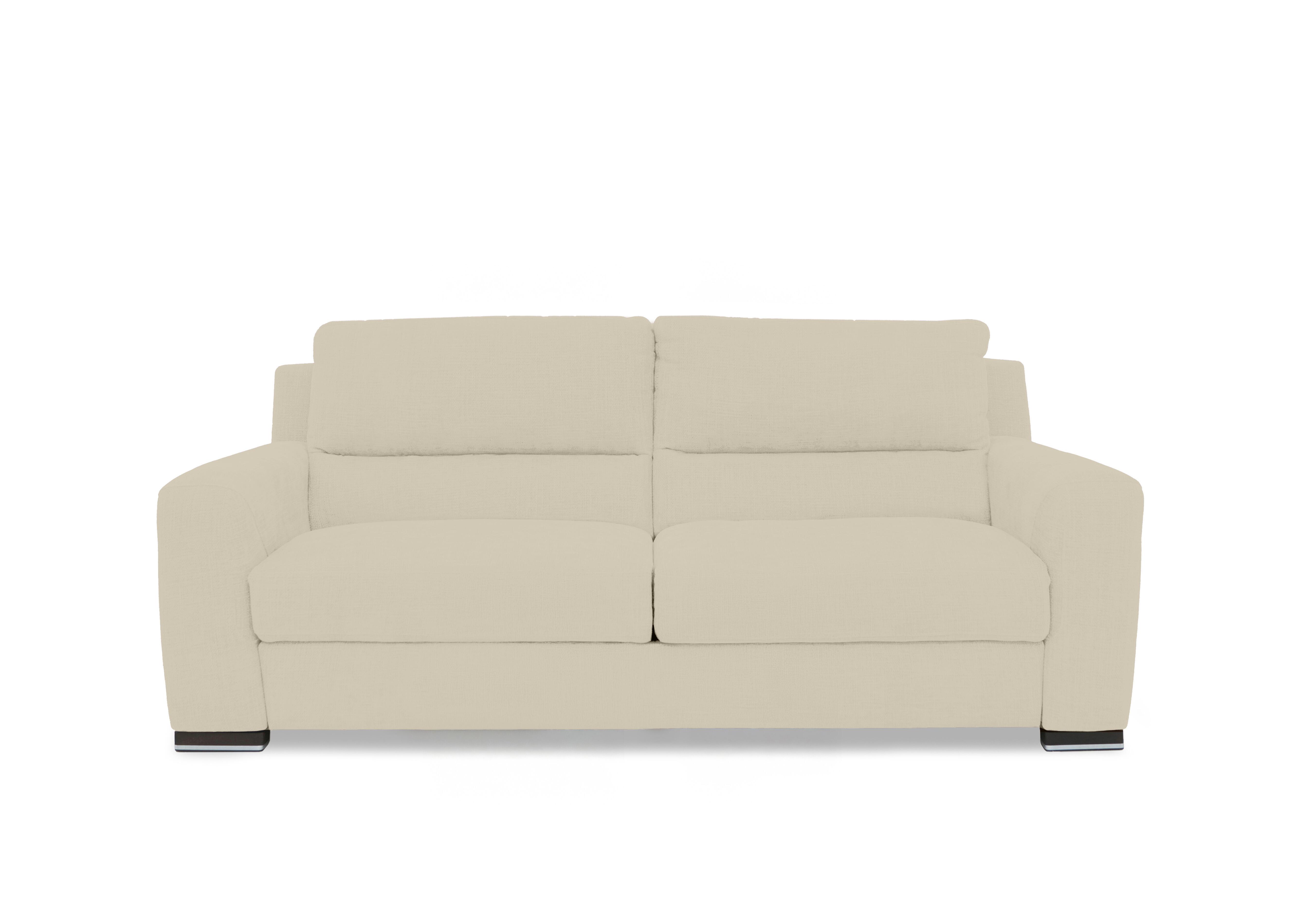 Viali Fabric 3 Seater Sofa in Velvet Frost 02 on Furniture Village