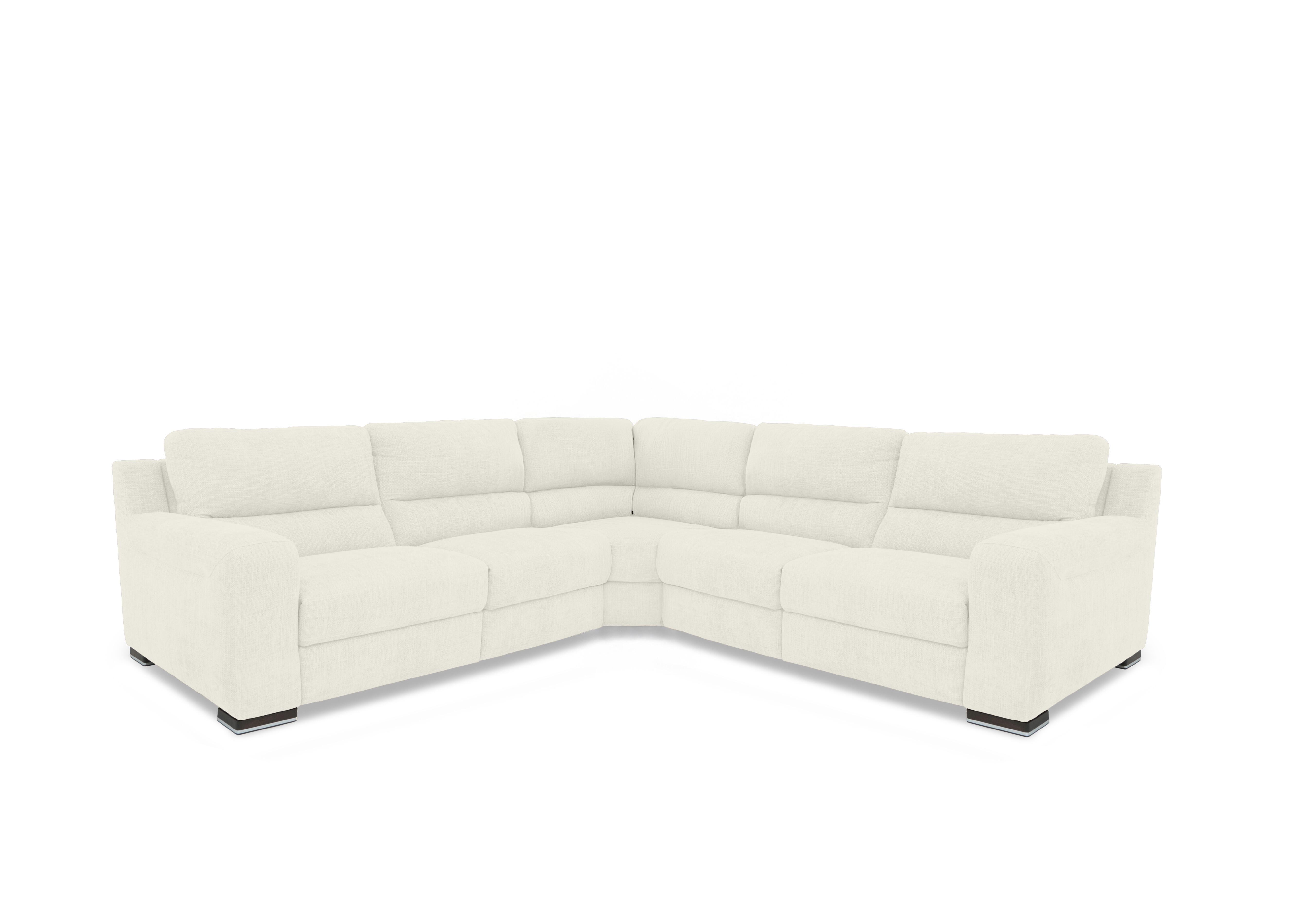 Viali Fabric Large Corner Sofa in River Ivory 20 on Furniture Village