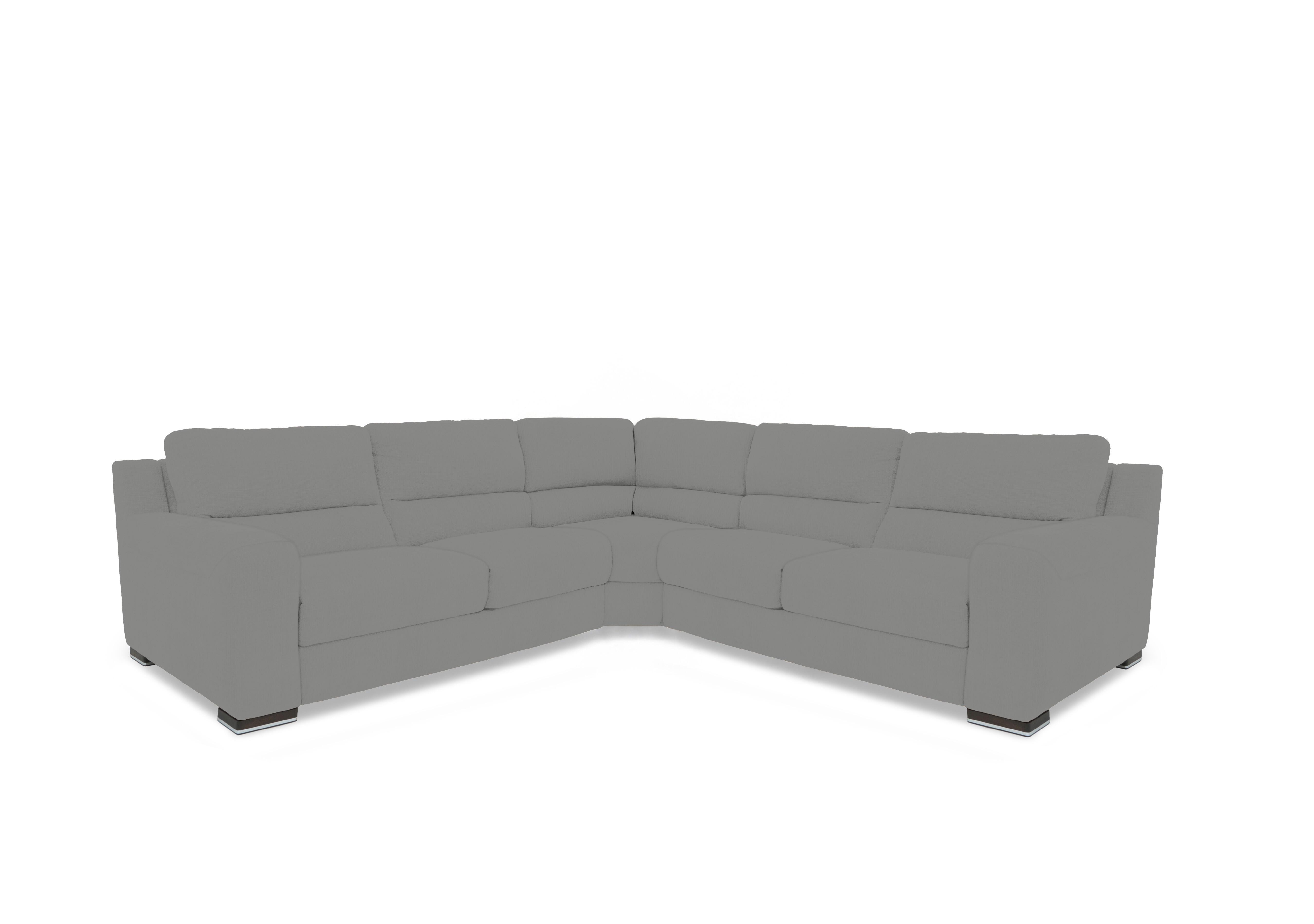 Viali Fabric Large Corner Sofa in Velvet Graphite 32 on Furniture Village