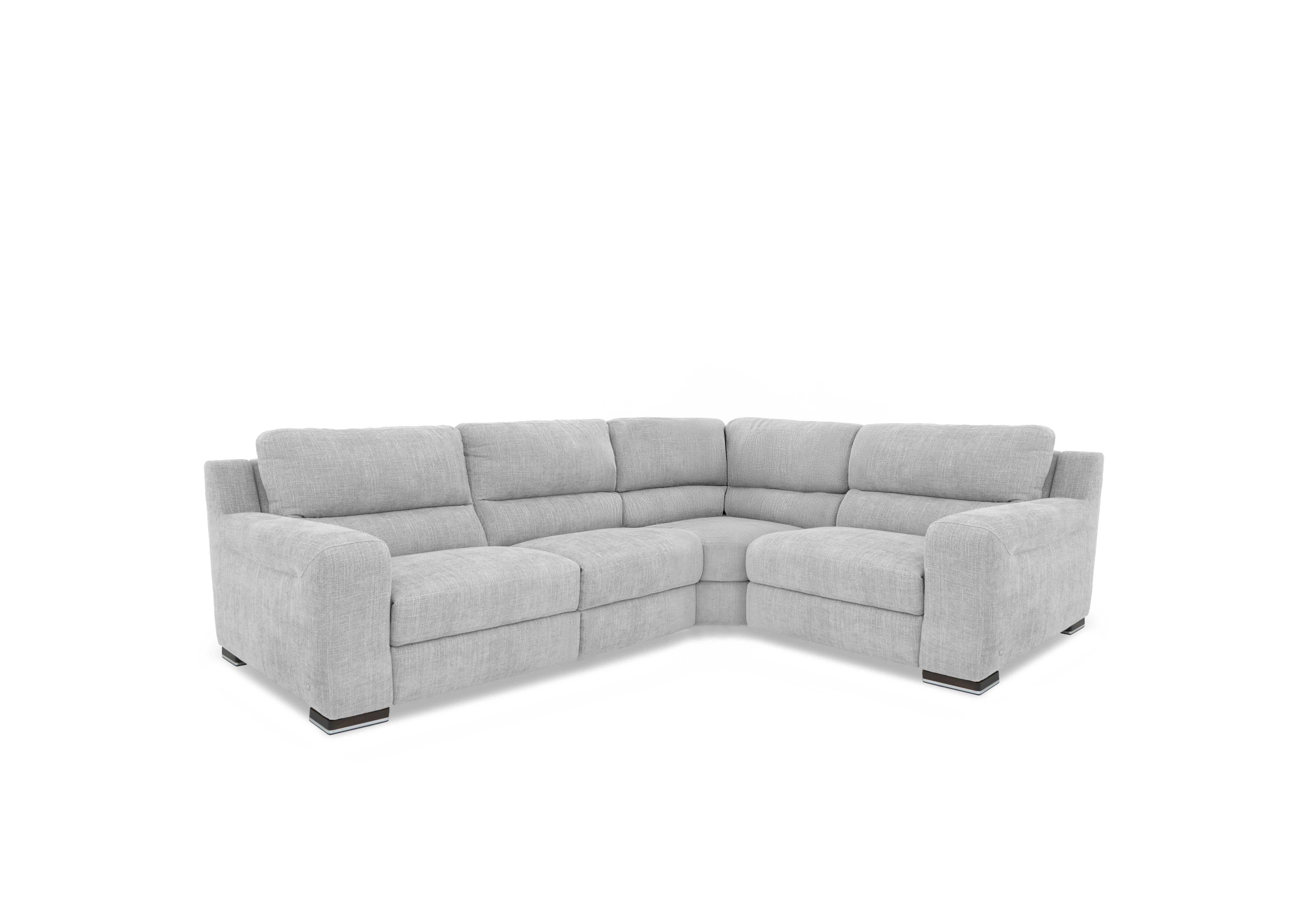 Viali Fabric Corner Sofa in River Lead Grey 616 on Furniture Village
