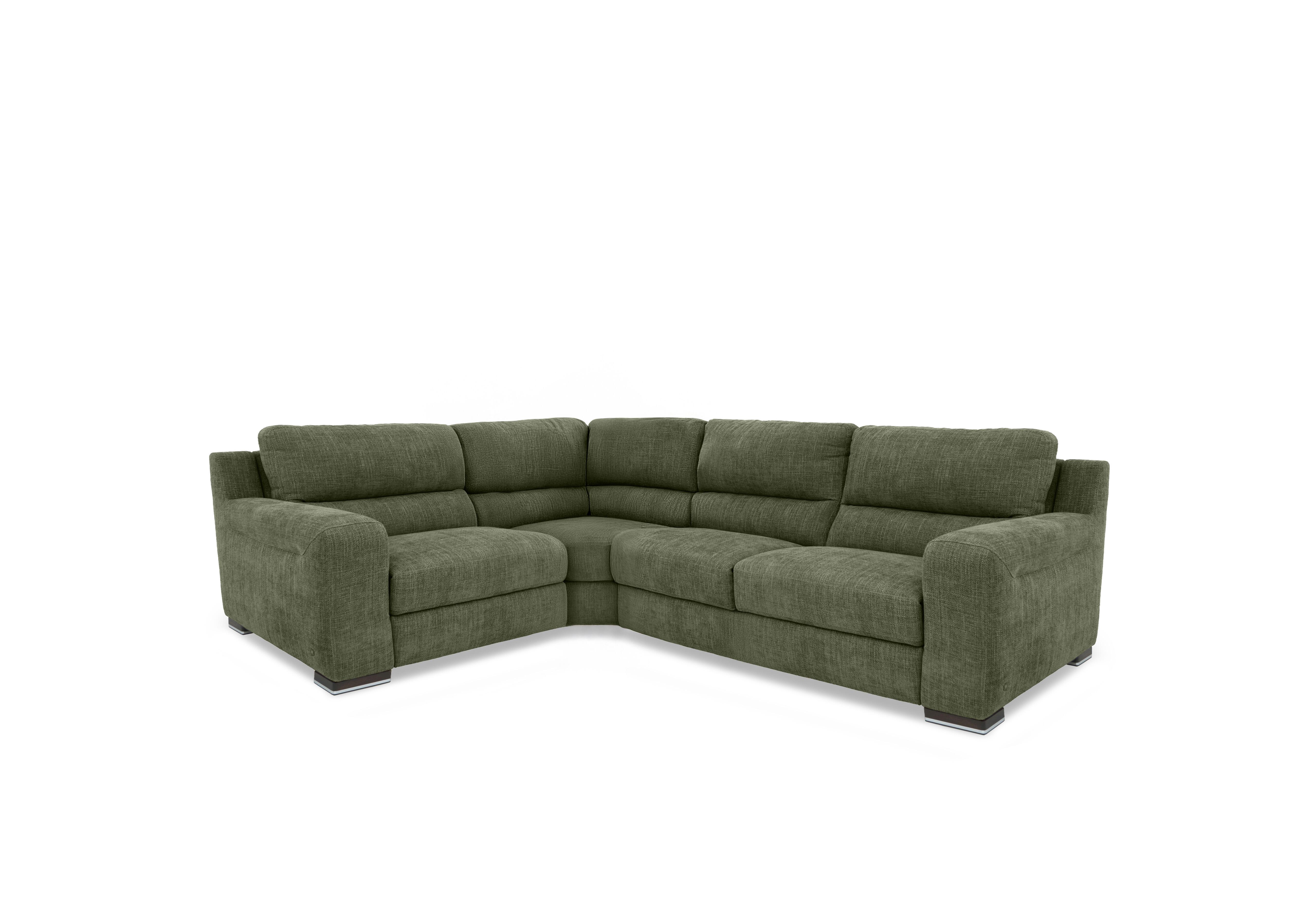 Viali Fabric Corner Sofa in River Pistachio 204 on Furniture Village