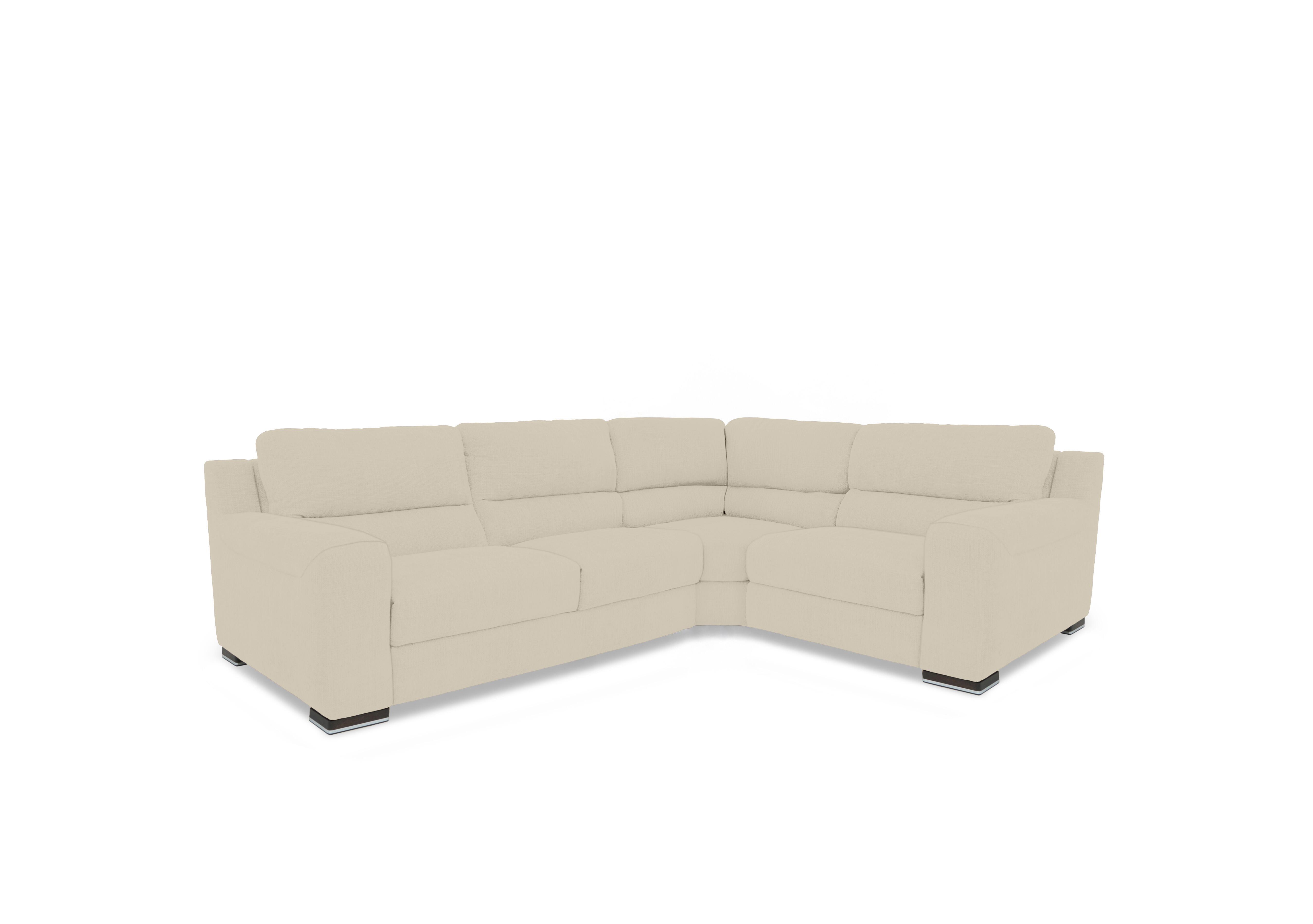 Viali Fabric Corner Sofa in Velvet Frost 02 on Furniture Village