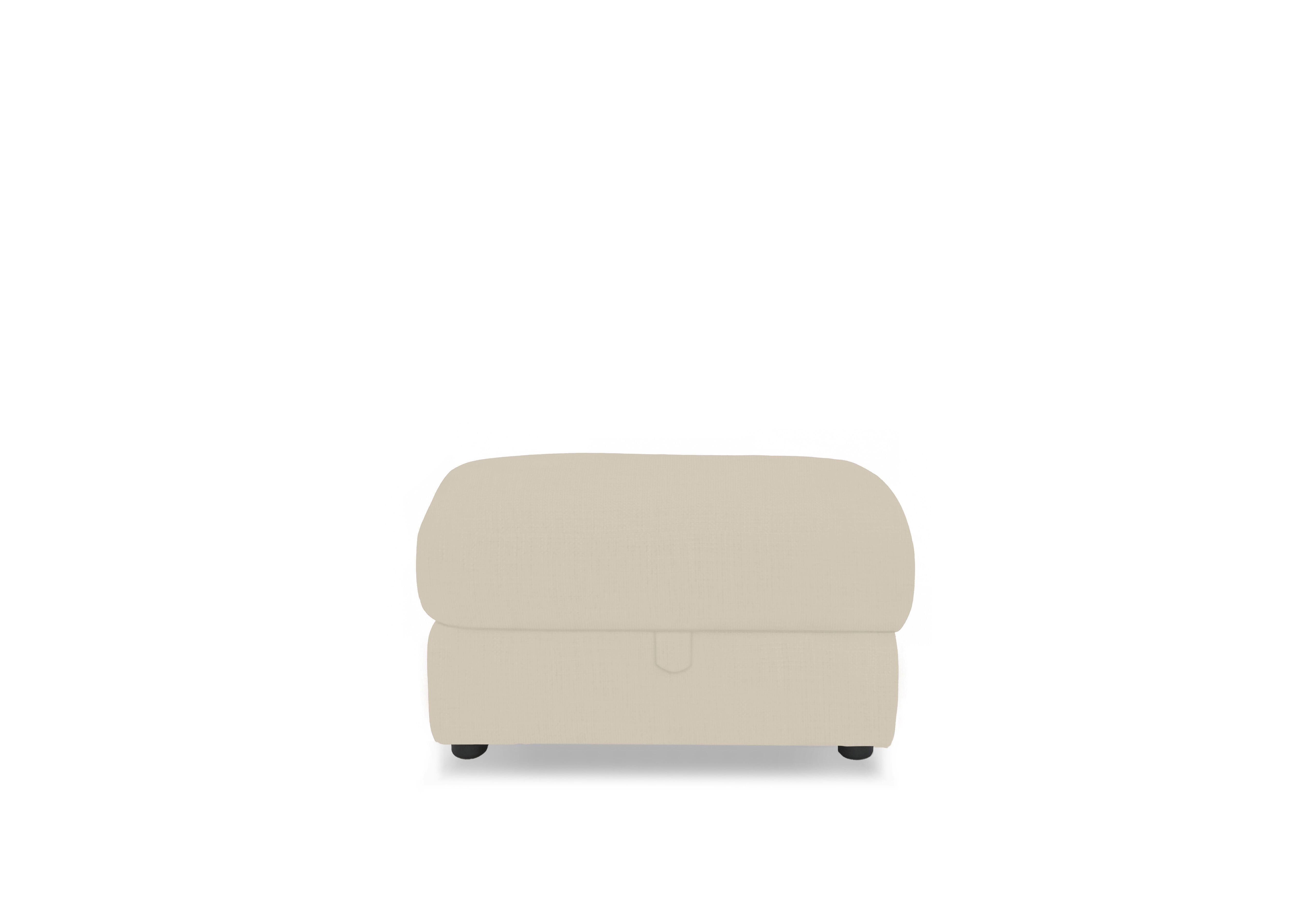 Viali Fabric Storage Footstool in Velvet Frost 02 on Furniture Village