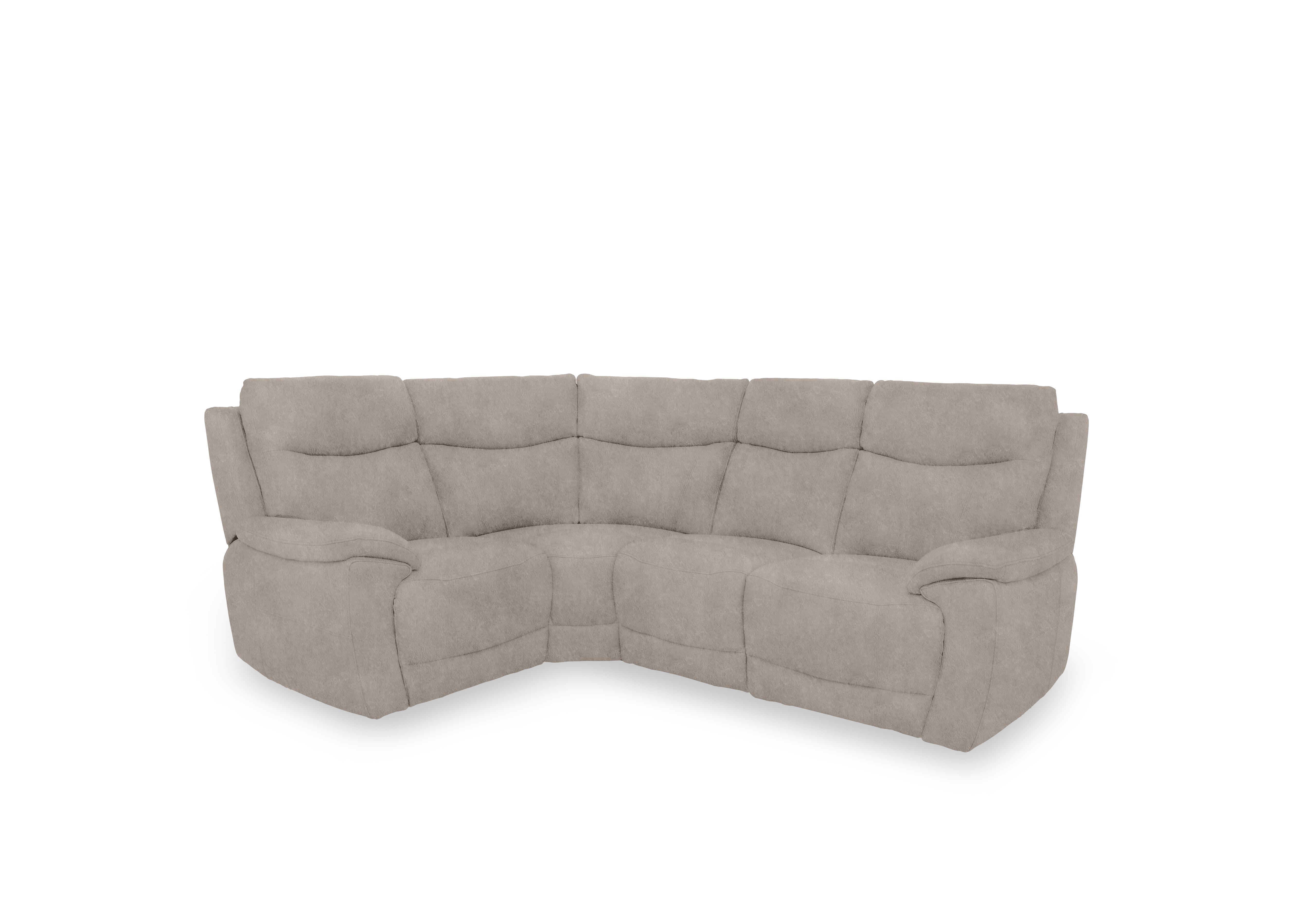 Sloane Fabric Small Corner Sofa in 43501 Dexter Ivory on Furniture Village