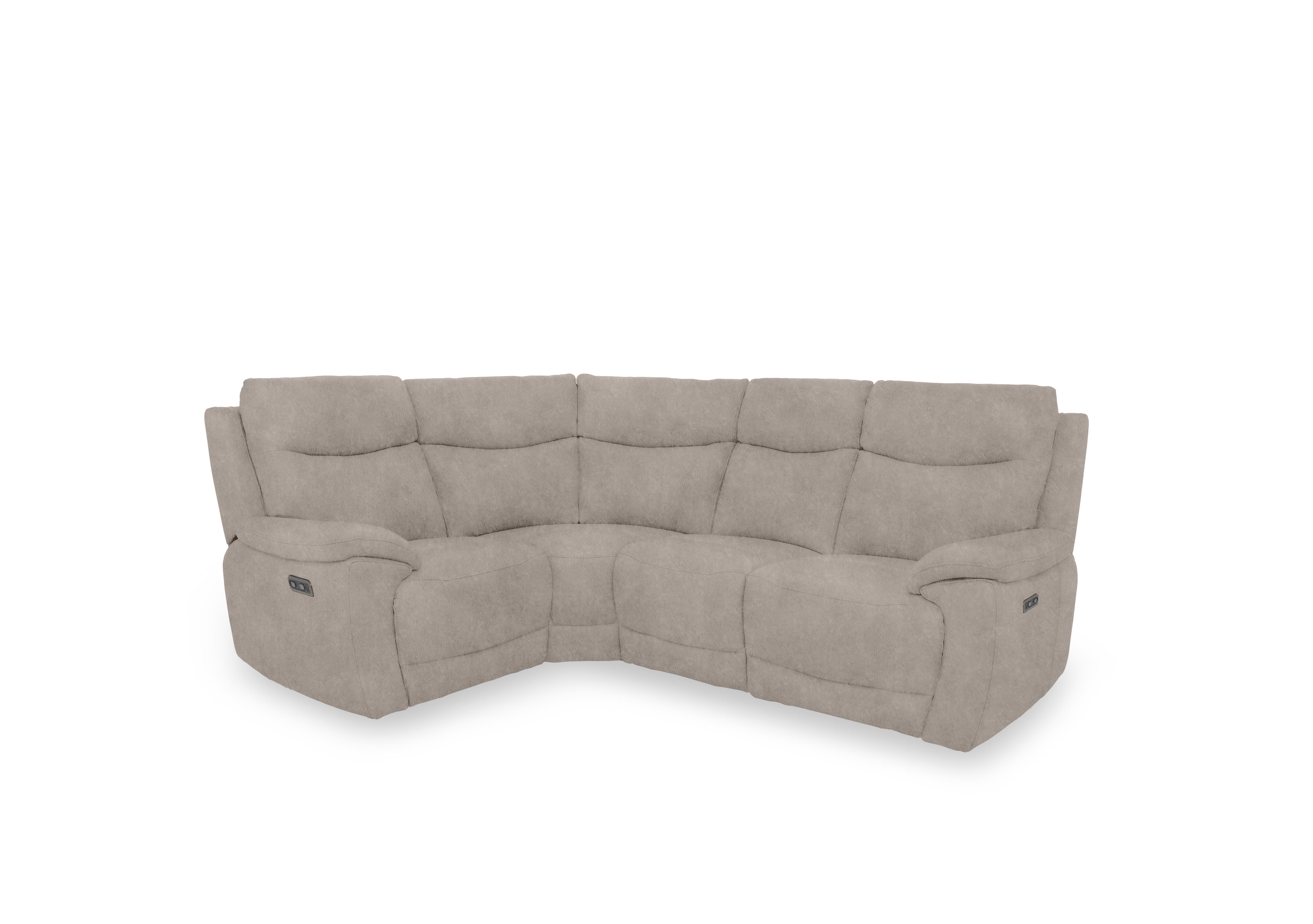 Sloane Fabric Small Corner Sofa in 43501 Dexter Ivory on Furniture Village