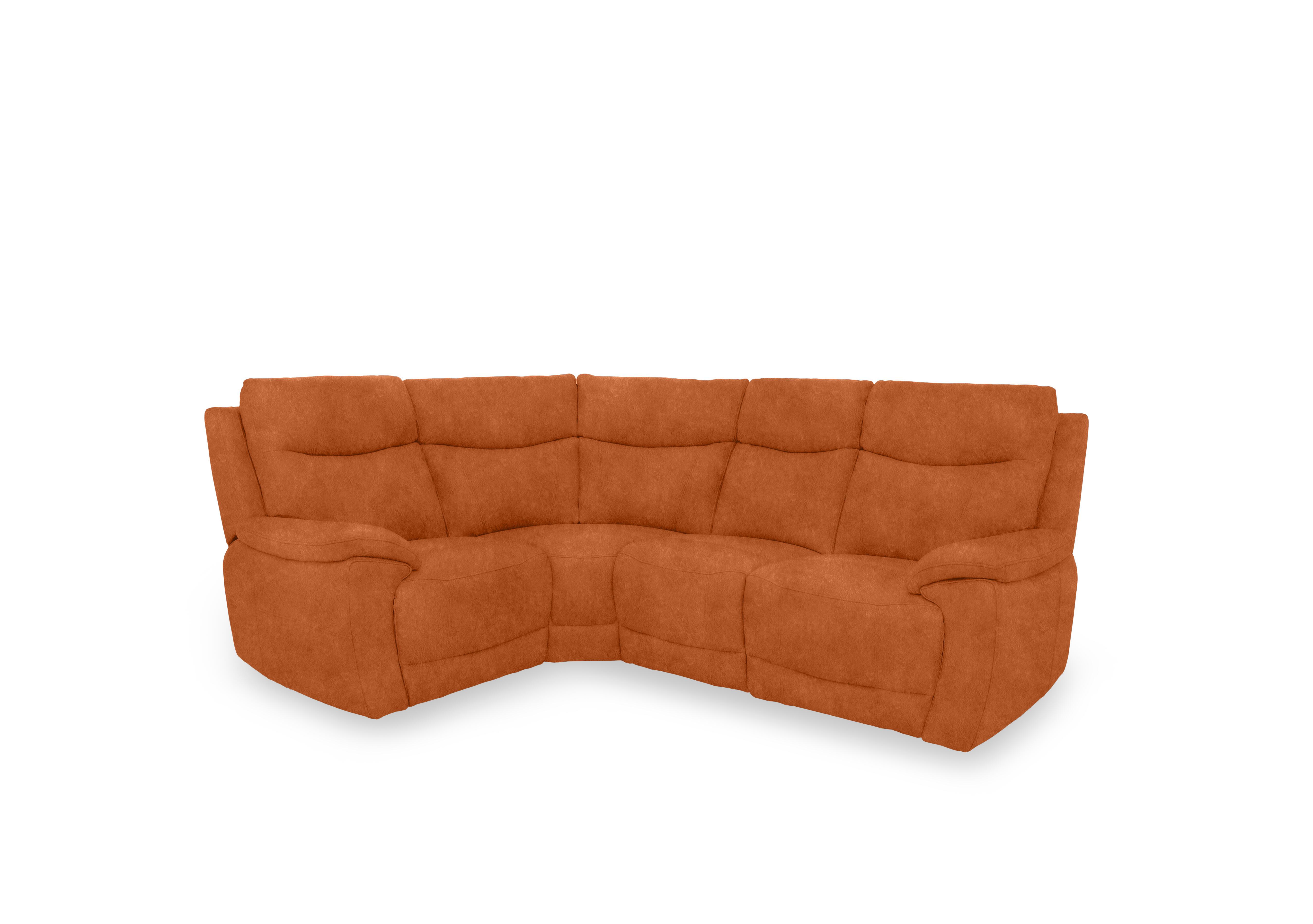 Sloane Fabric Small Corner Sofa in 43509 Dexter Pumpkin on Furniture Village
