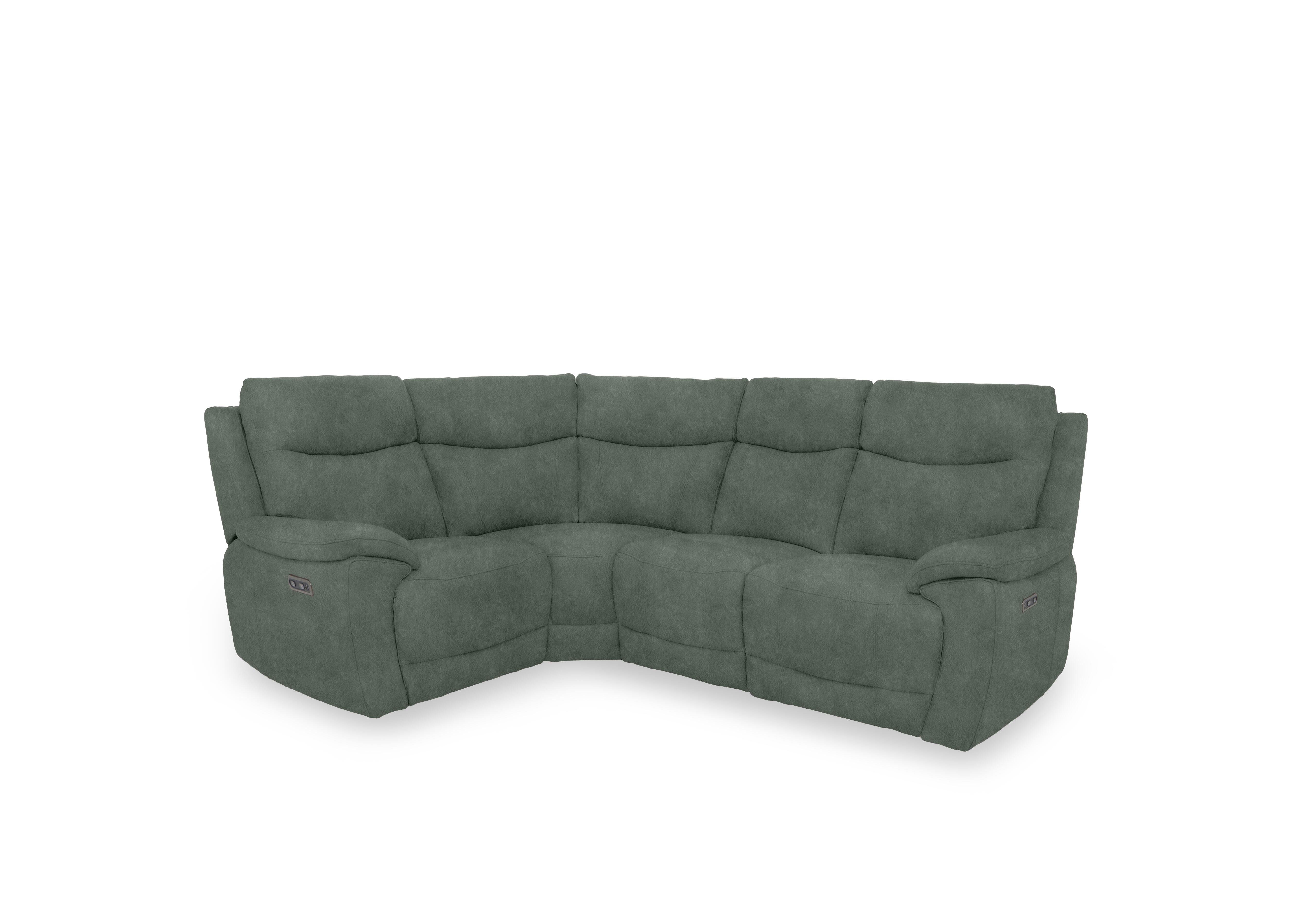 Sloane Fabric Small Corner Sofa in 43514 Dexter Fern on Furniture Village