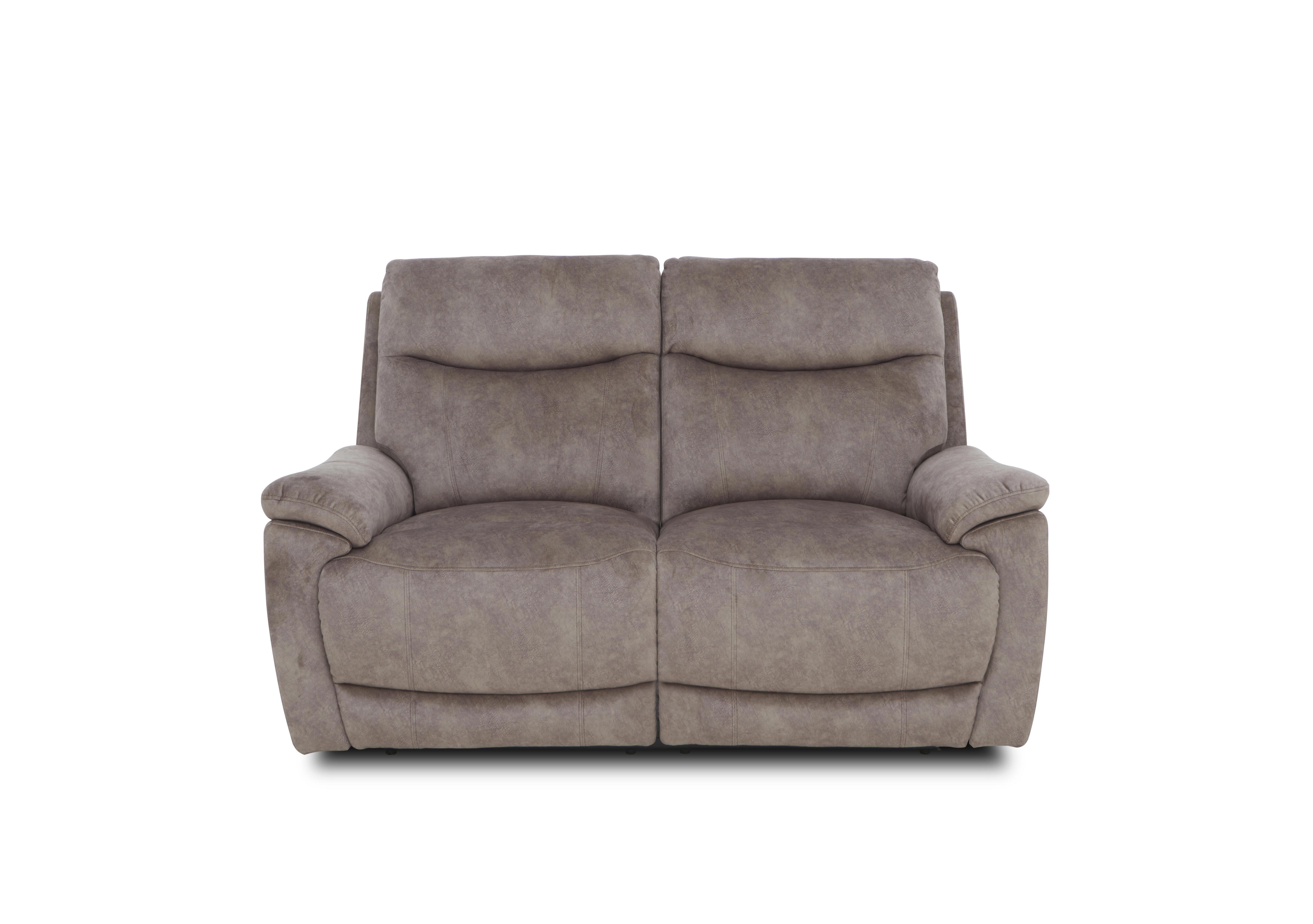 Sloane Fabric 2 Seater Power Recliner Sofa with Power Headrests in 18175 Marble Charcoal Grey on Furniture Village